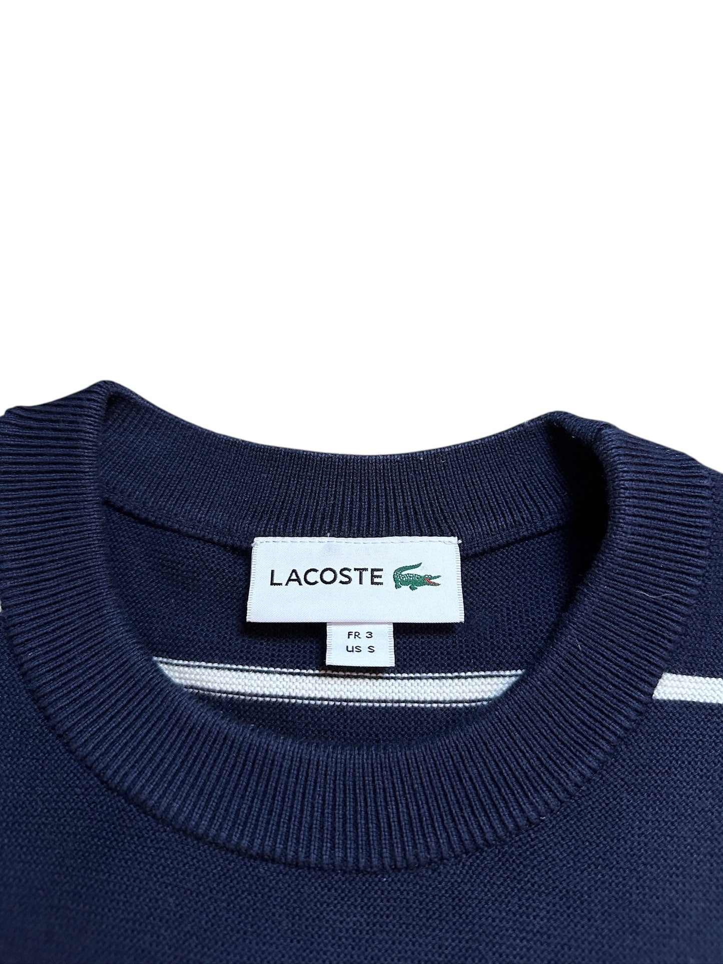 Lacoste Gestreiftes Sweatshirt (S)