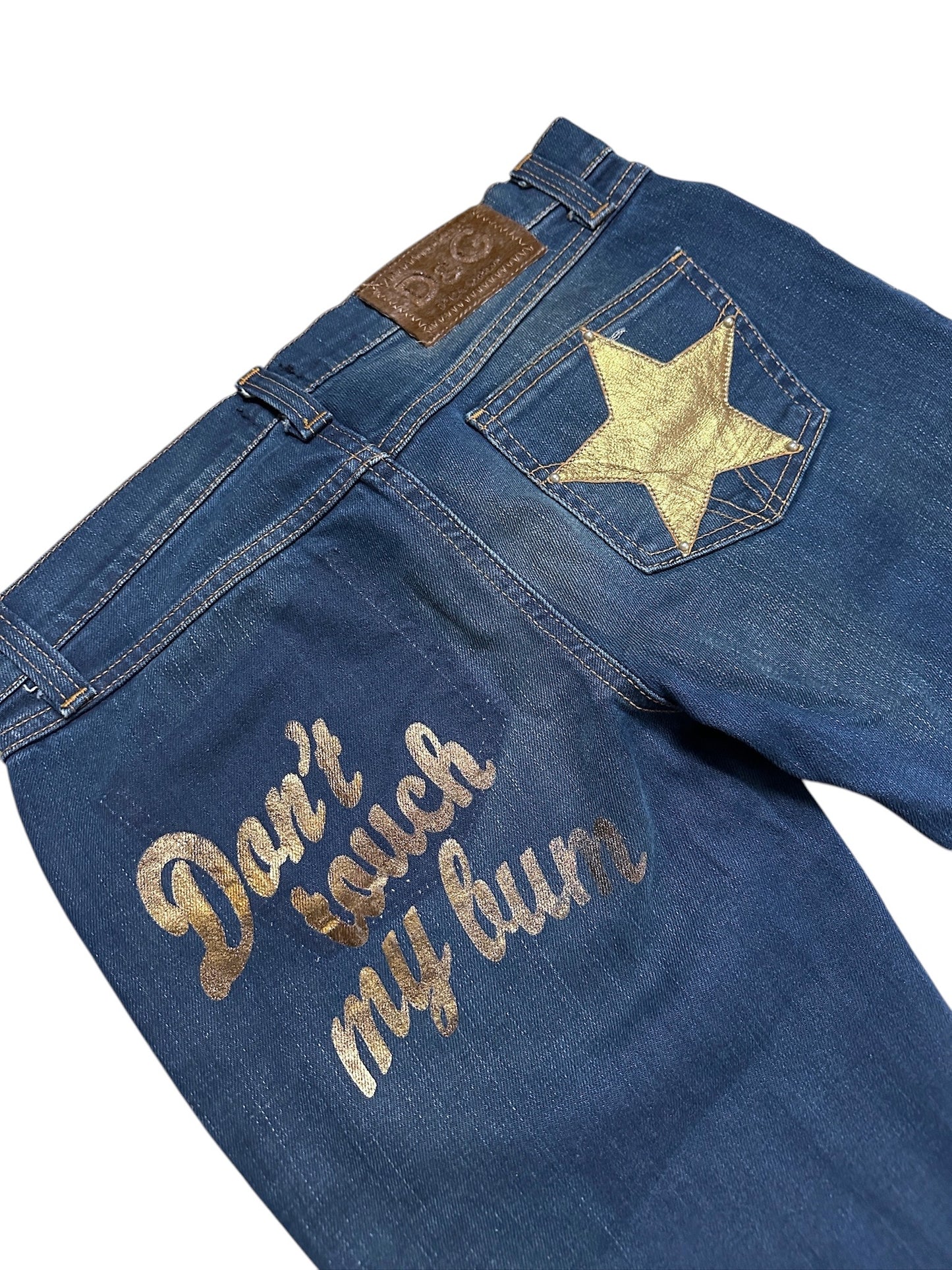 Dolce & Gabbana Don’t touch my bum Jeans (S)