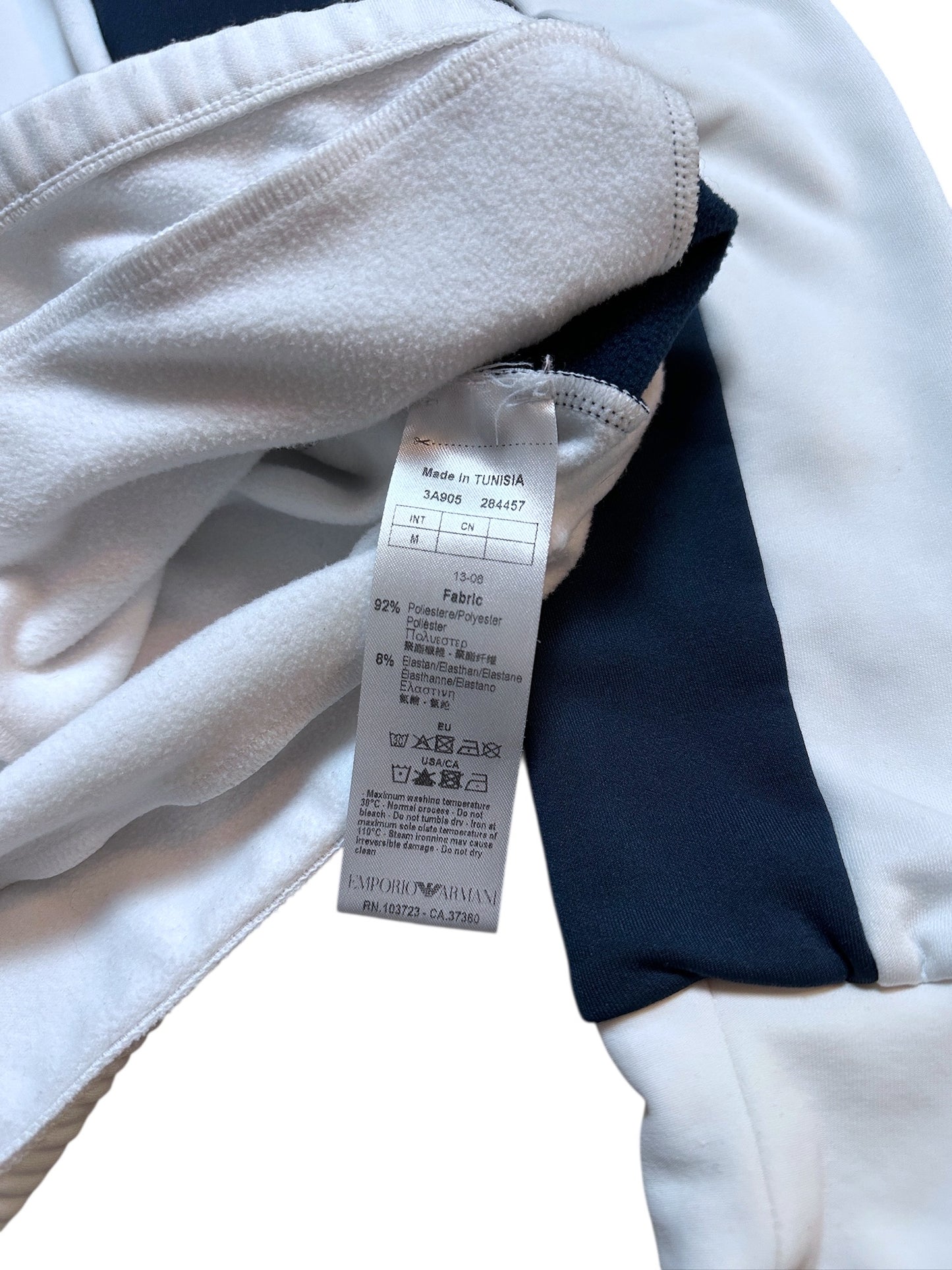 EA7 Vintage Armani Italia Jacket Olympic Team Windbreaker Vintage Sport Weiß M