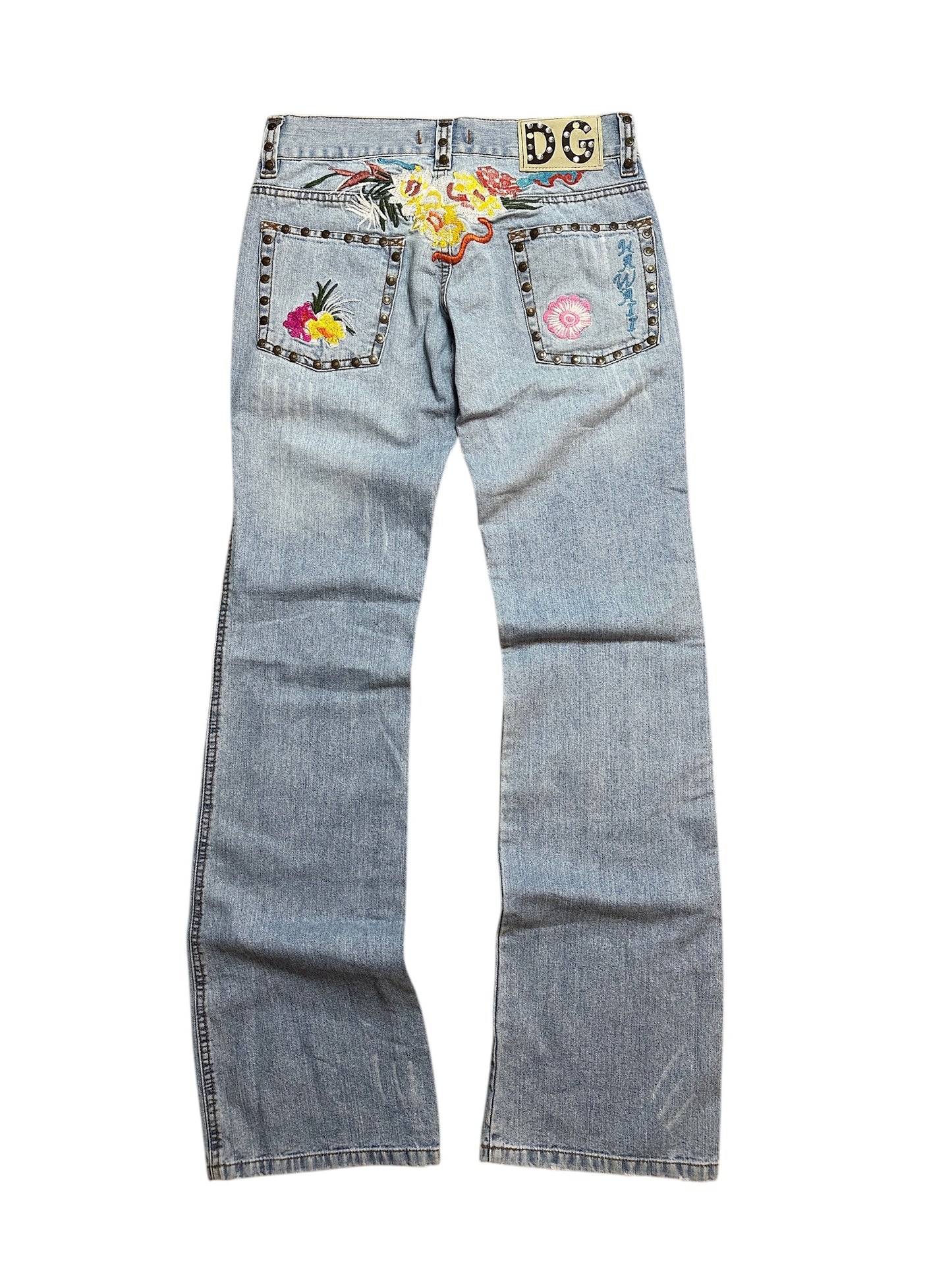 D&G Jeans Hawaii Print (S)