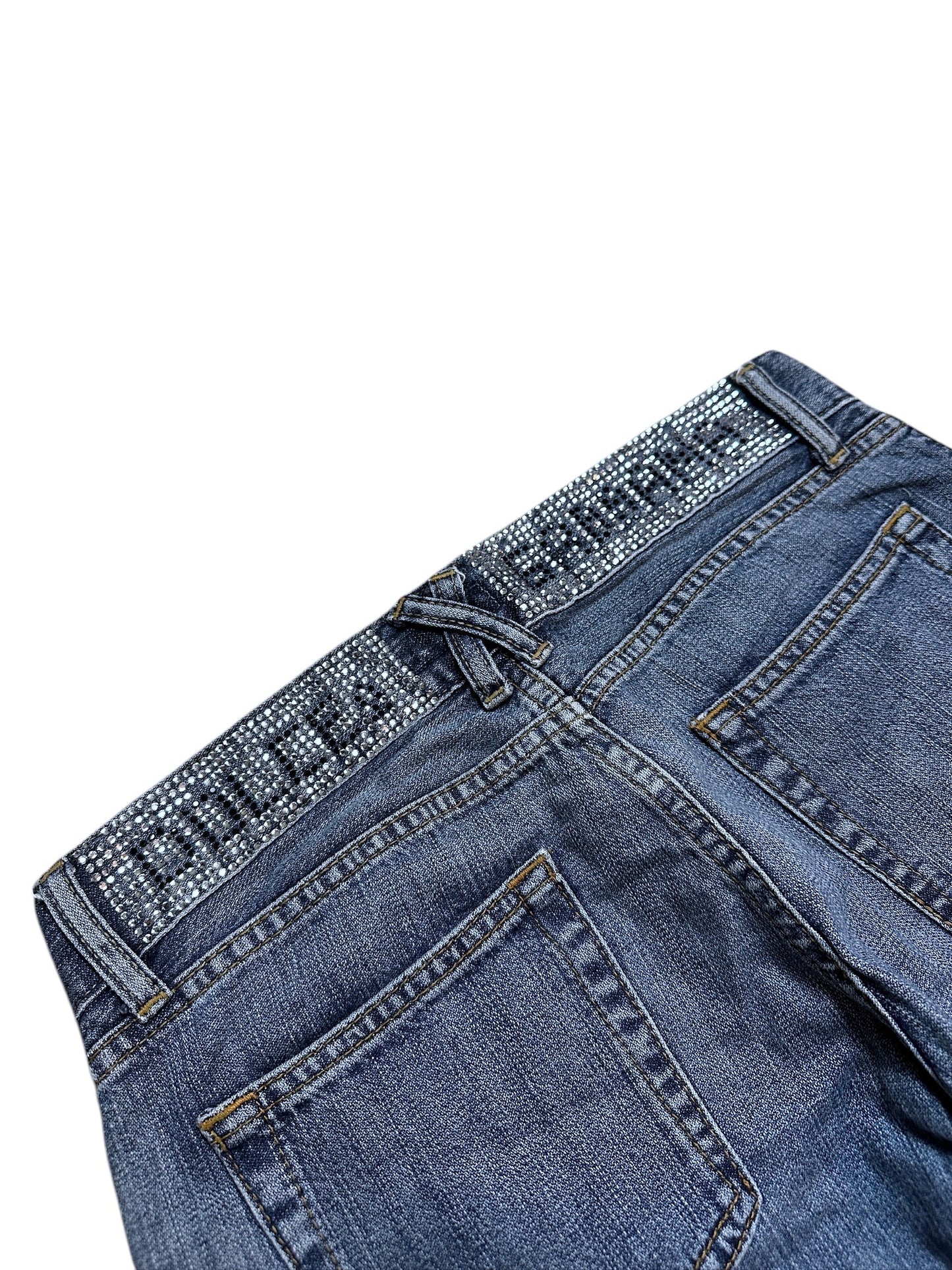 Dolce & Gabbana Glitzerbund Jeans (S)