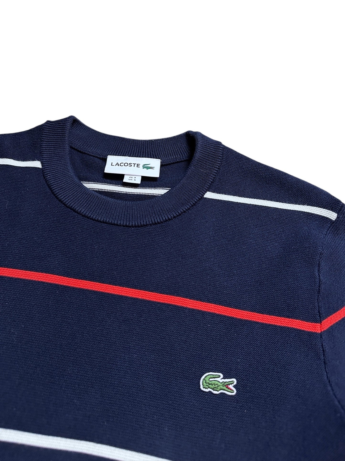 Lacoste Gestreiftes Sweatshirt (S)