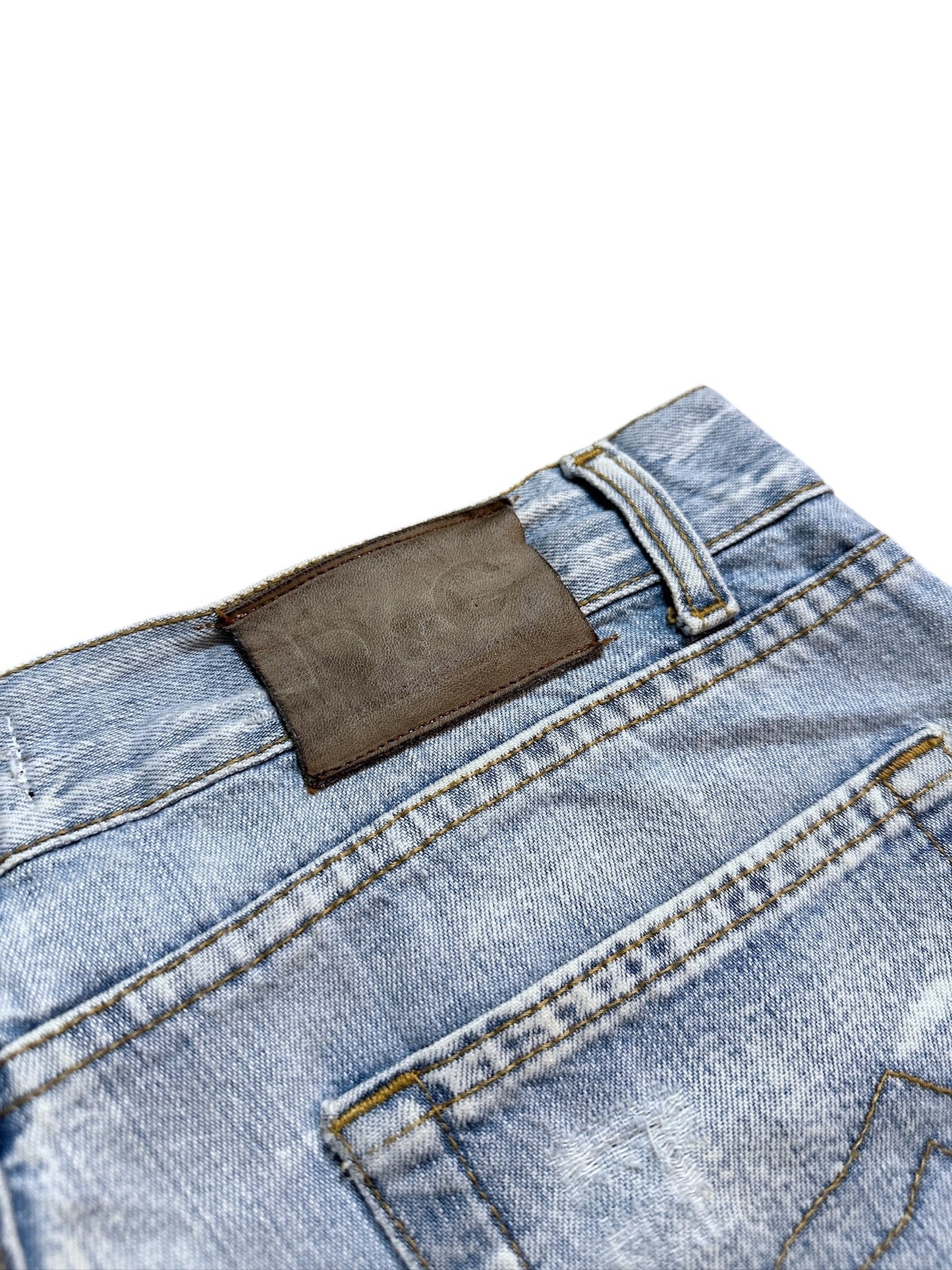 Dolce & Gabbana Vintage Denim Jeans Shorts Mini Logo Backprint S