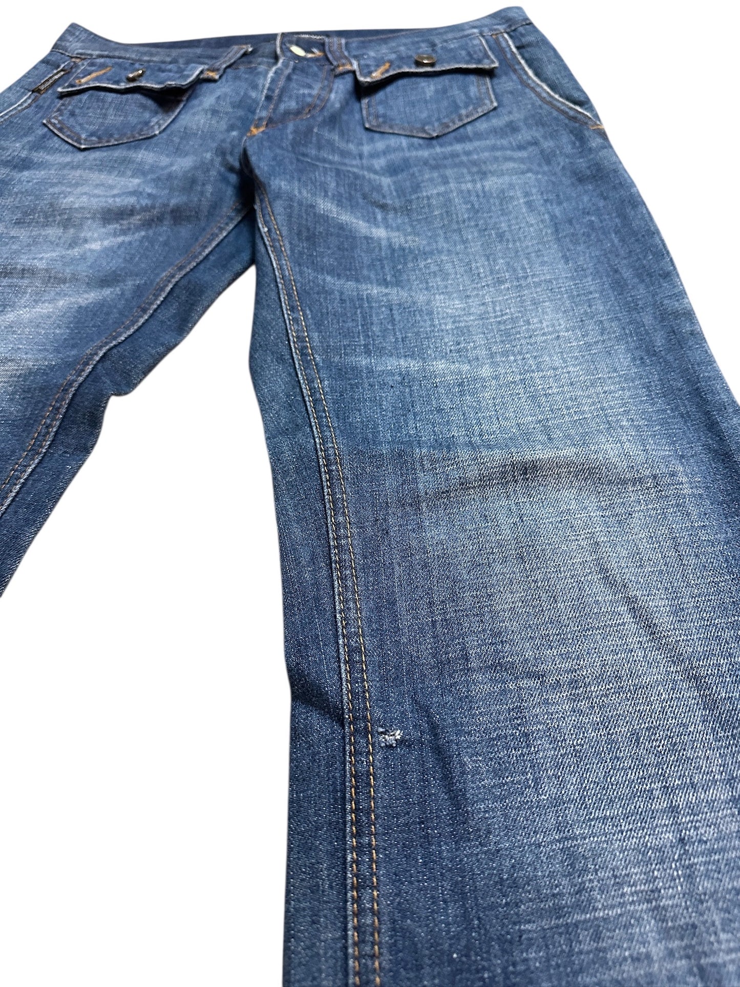 Dolce & Gabbana Vintage Jeanshose Hose Denim Blau Größe 46