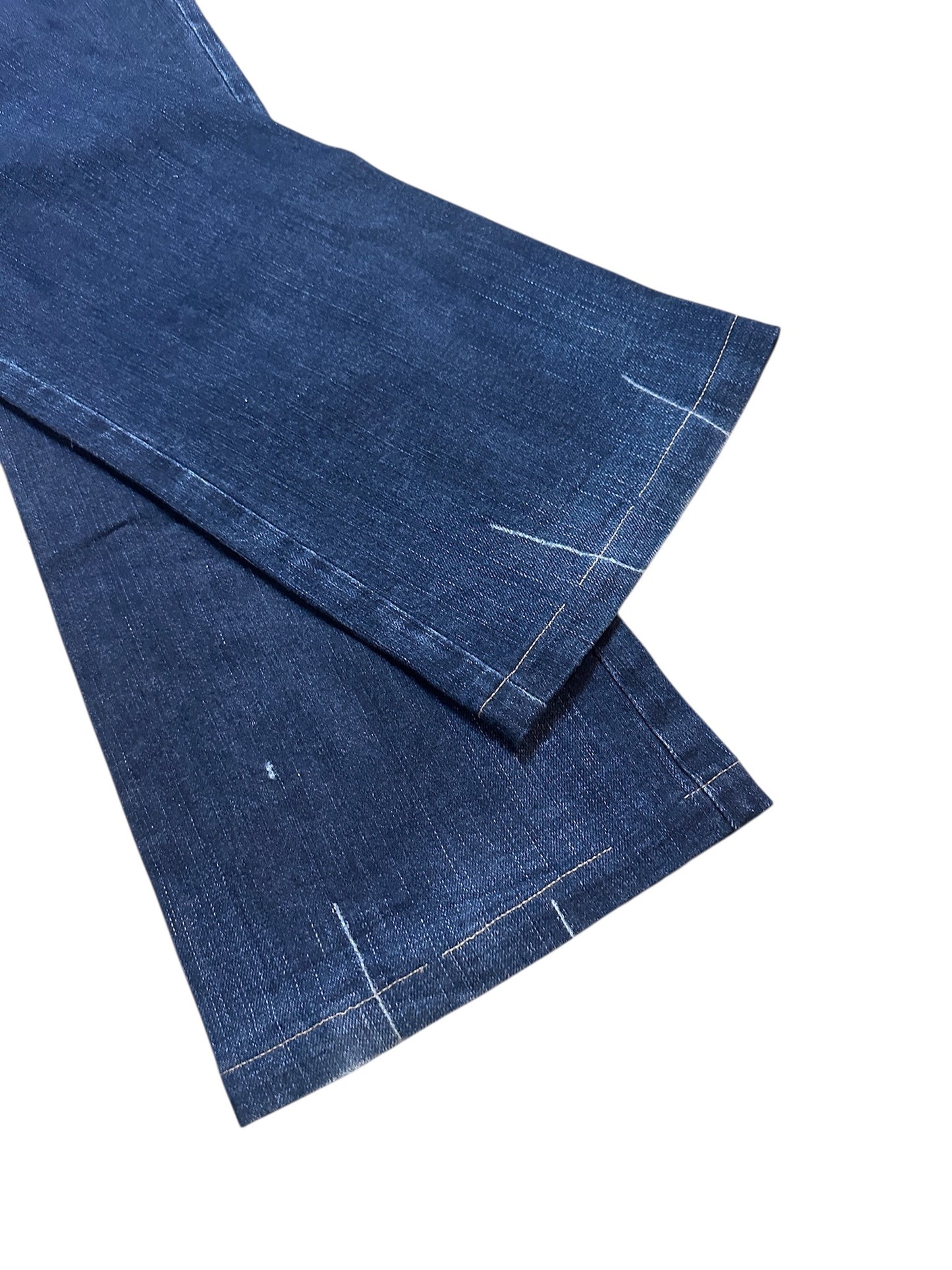 Dolce & Gabbana Jeanshose Flared Vintage Hose Denim Blau Größe 32