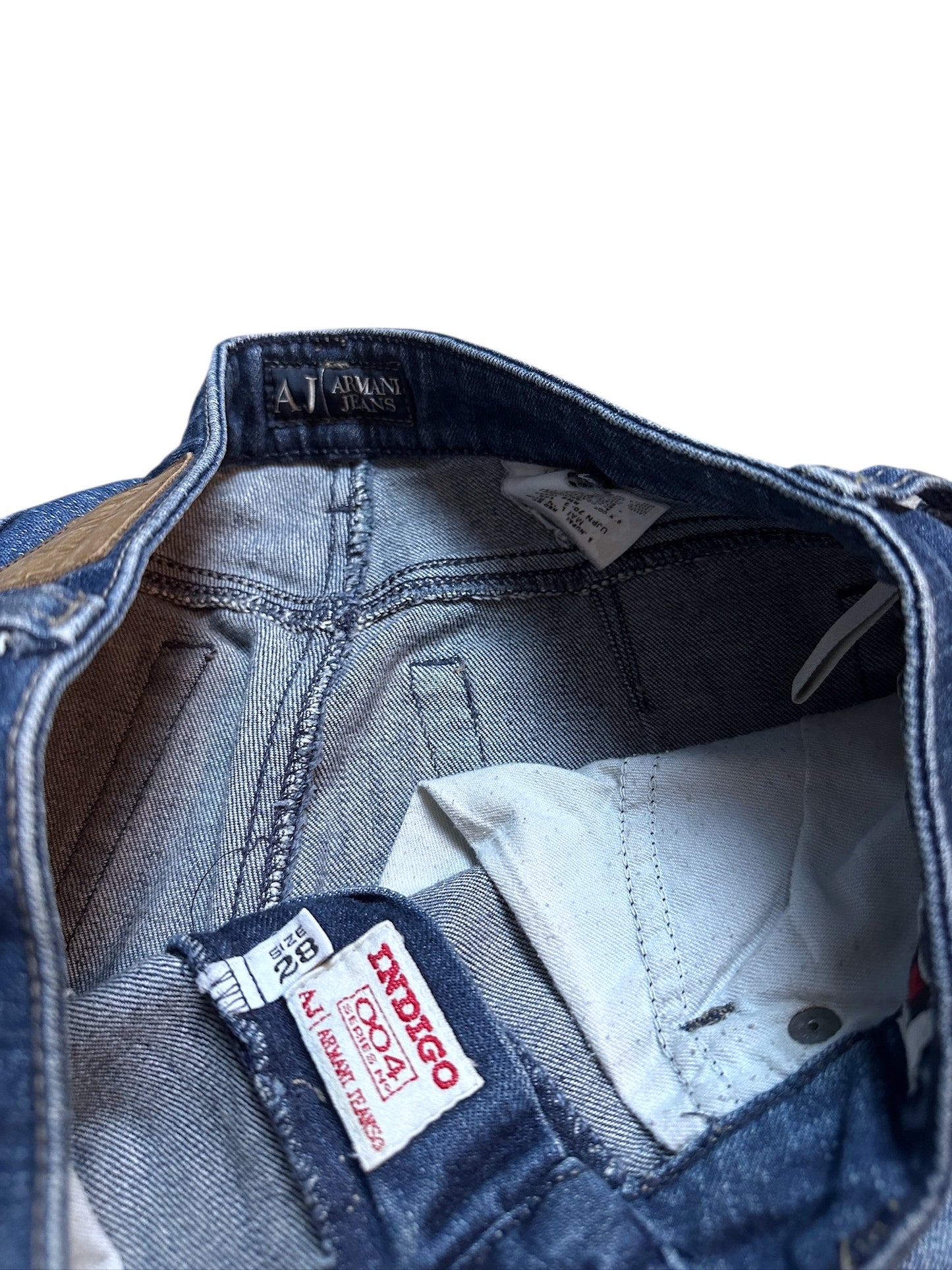 {{Armani Jeans Blau Flared Vintage W28 Denim Pants Baggy Leg Logo Vintage Style}} vintage fashion.