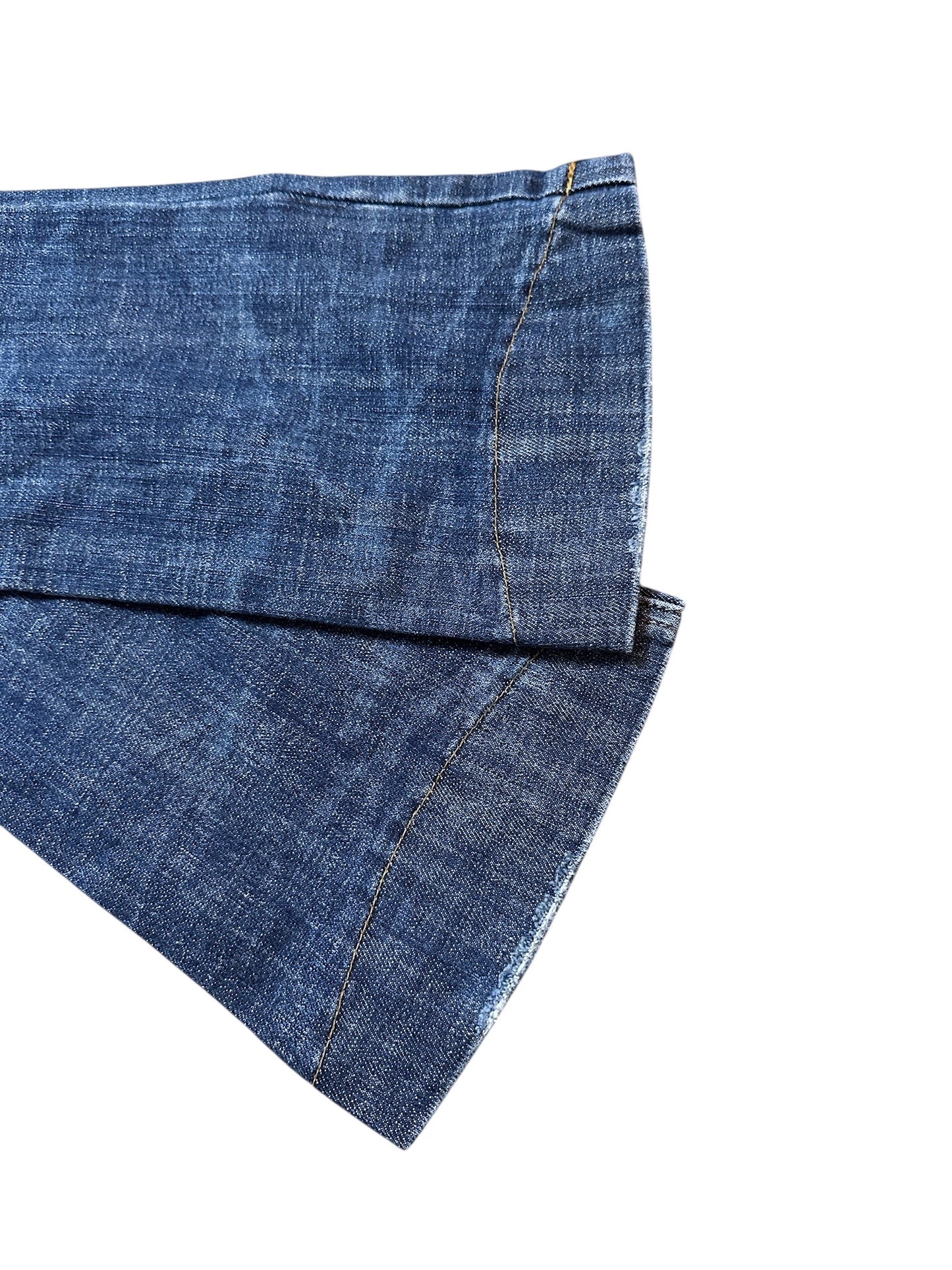 Armani Jeans Vintage Jeanshose Denim Pants Hose Flared Blau Logo 28