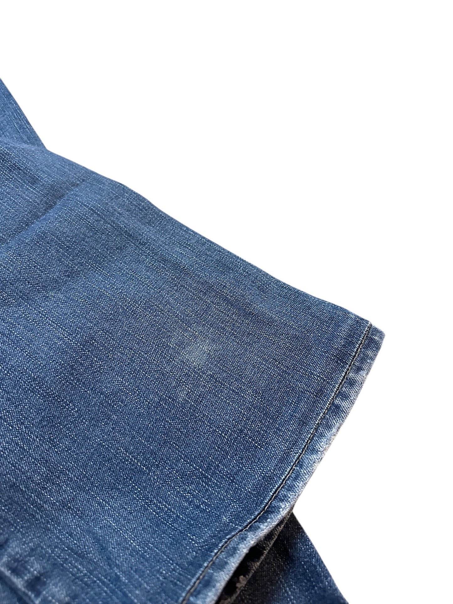 Armani Jeans Vintage Flared Bootcut Jeanshose Pants Hose Denim Blau Logo 28