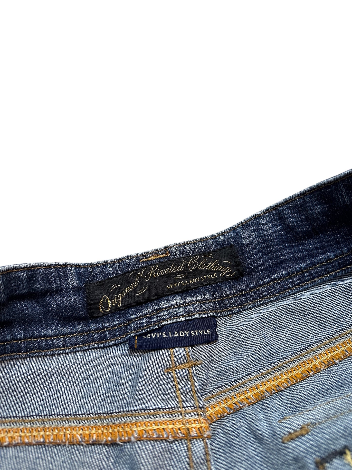 Levi's Lady Style Flared Low Waist Jeans Blau Y2K Größe 26