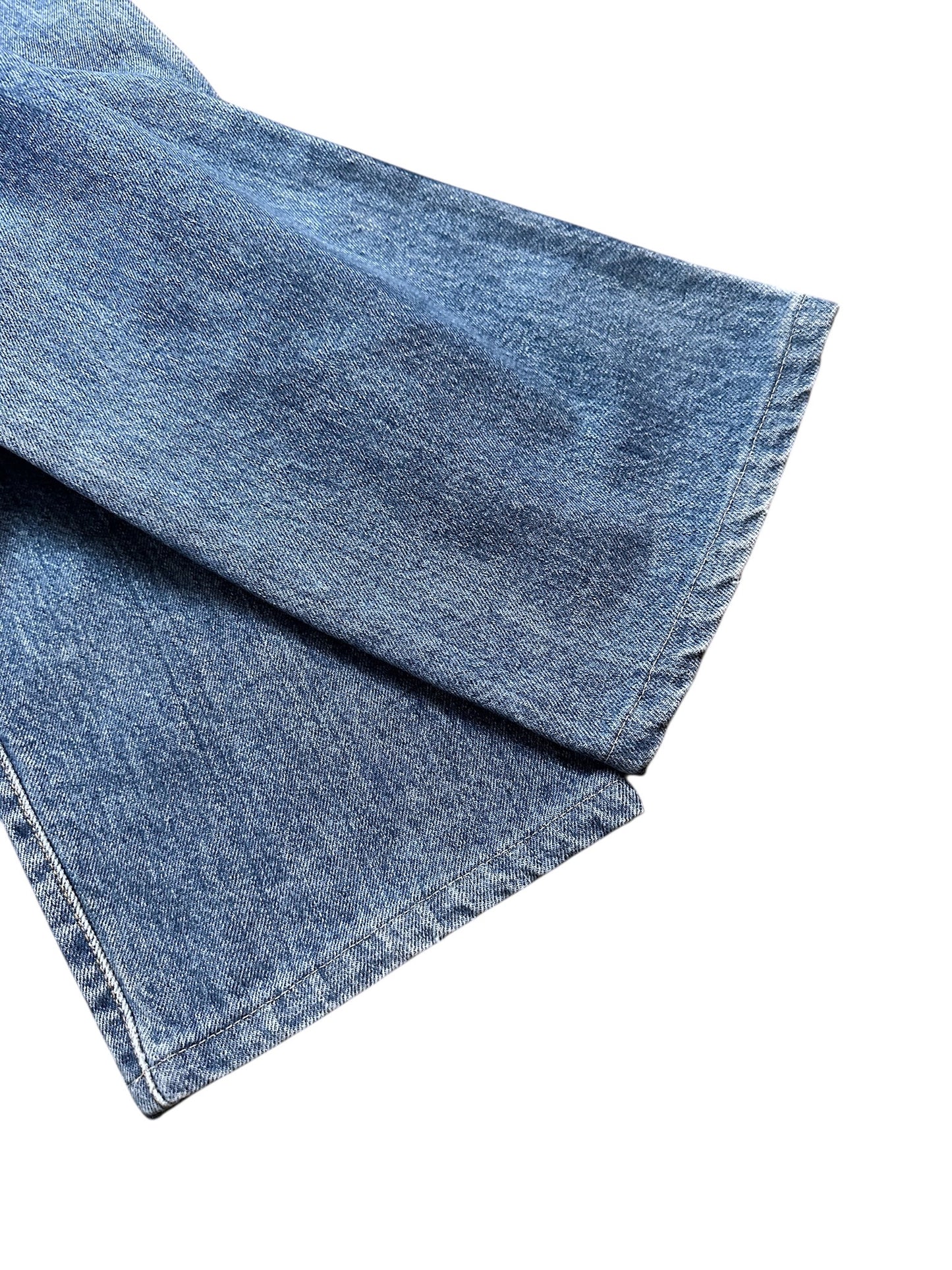 Armani Jeans Vintage Jeanshose Denim Pants Hose Blau Waschung Logo 36