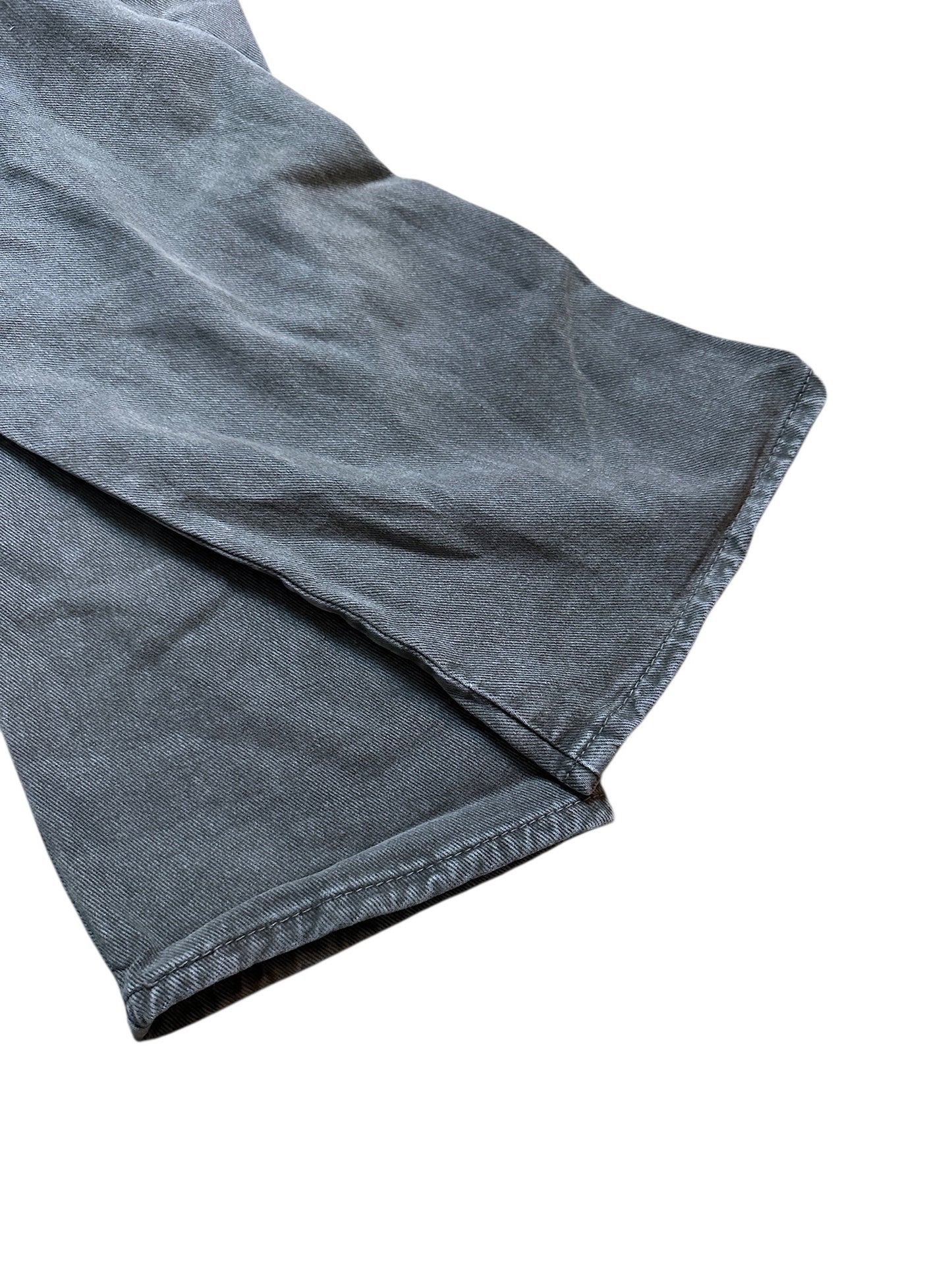 Armani Jeans Vintage Jeanshose Denim Pants Hose Grau Waschung Logo 36