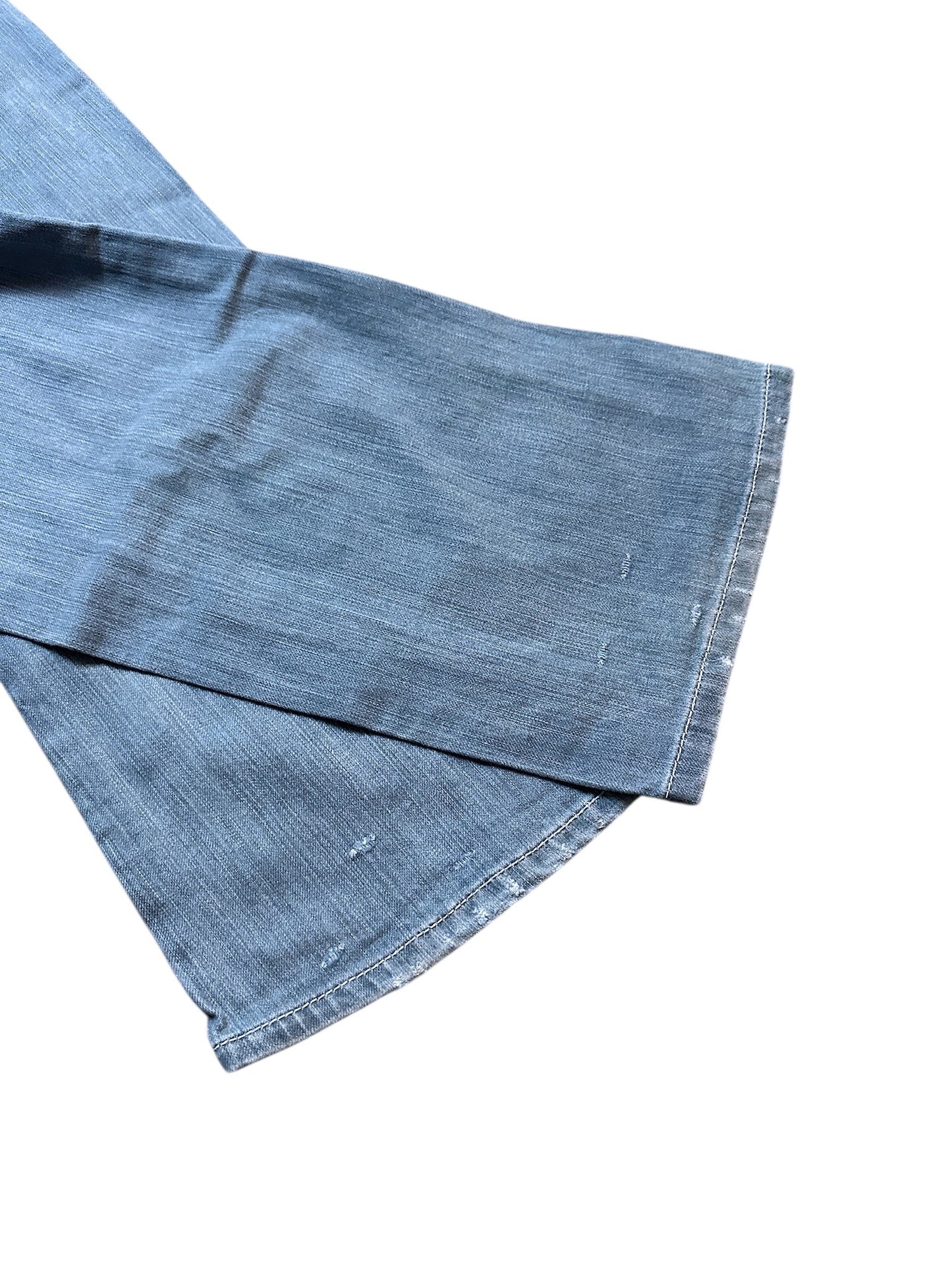 Armani Jeans Vintage Jeanshose Denim Pants Hose Blau Waschung Logo 34