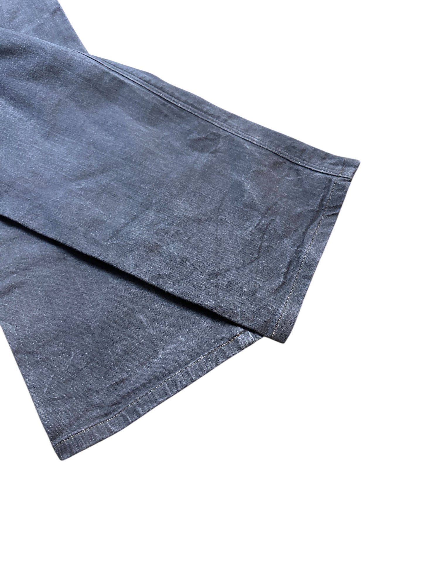 Armani Jeans Vintage Jeanshose Denim Pants Hose Grau Waschung Logo 32