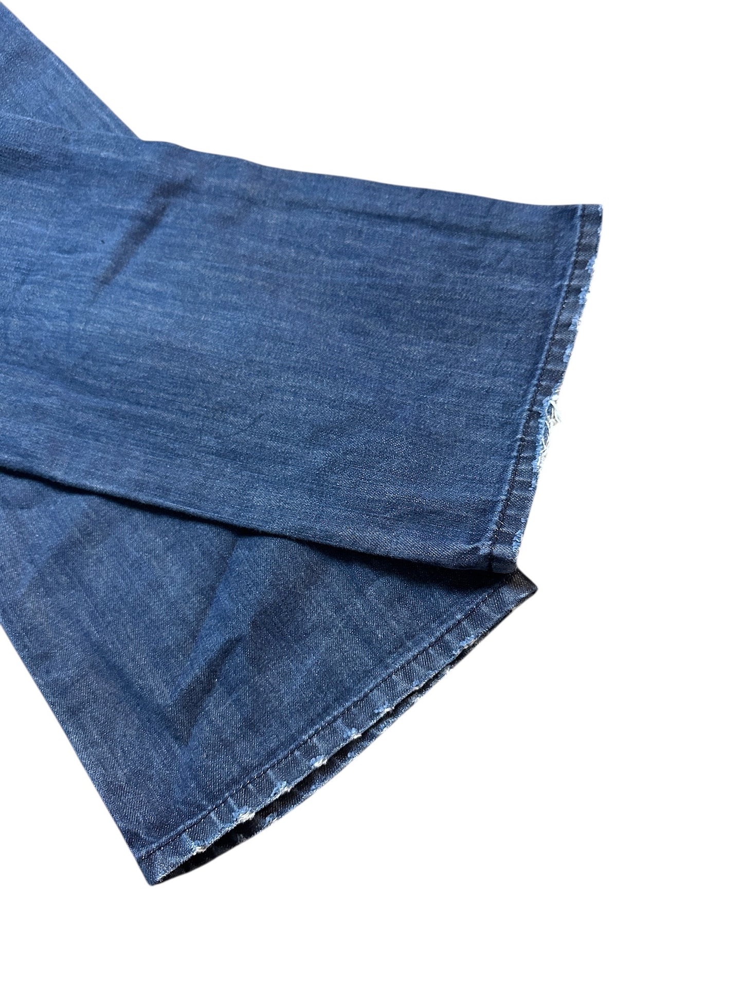 Armani Jeans Vintage Jeanshose Denim Pants Hose Blau Waschung Logo 34