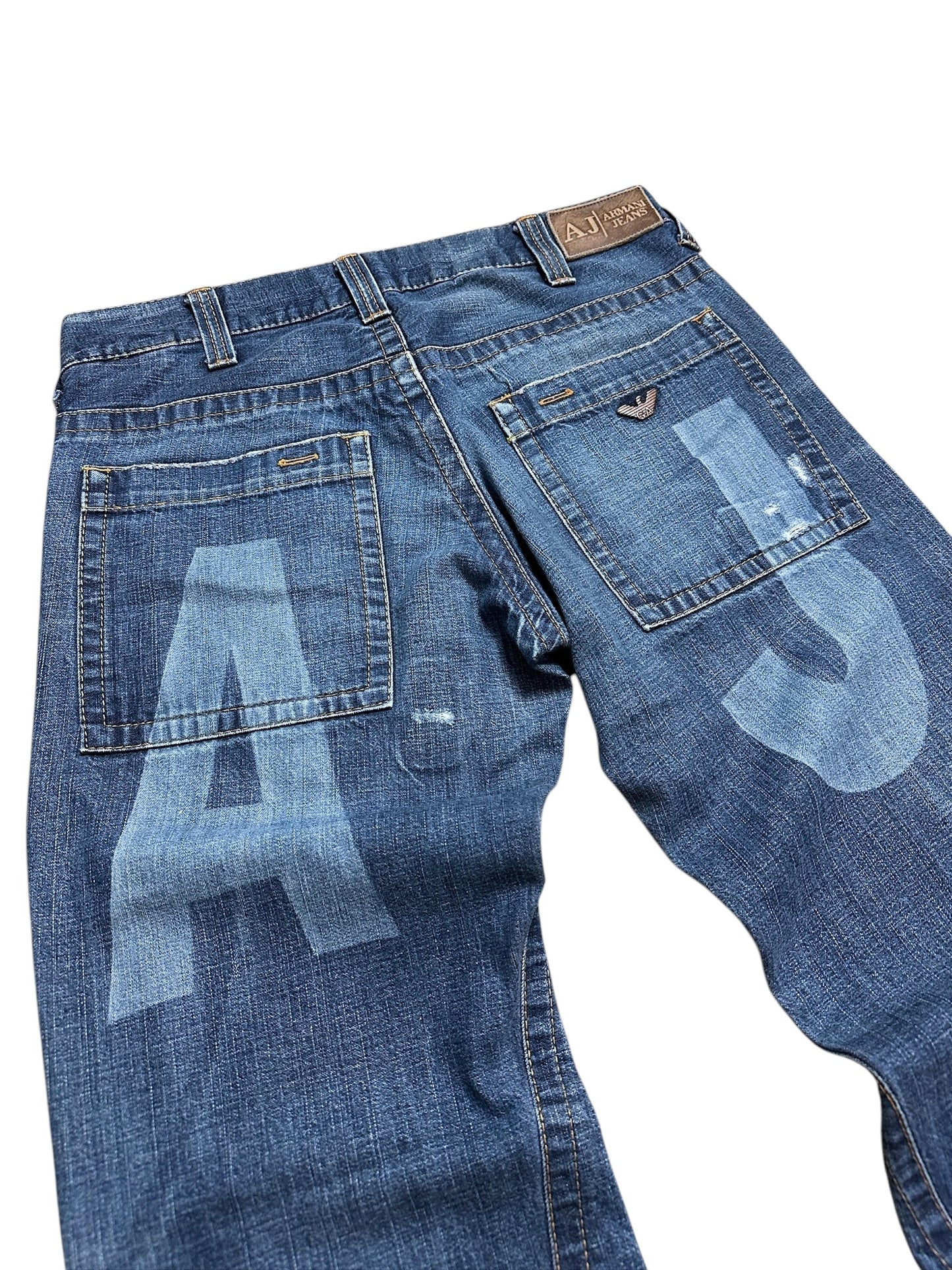 Armani Big Backprint Jeans (M)