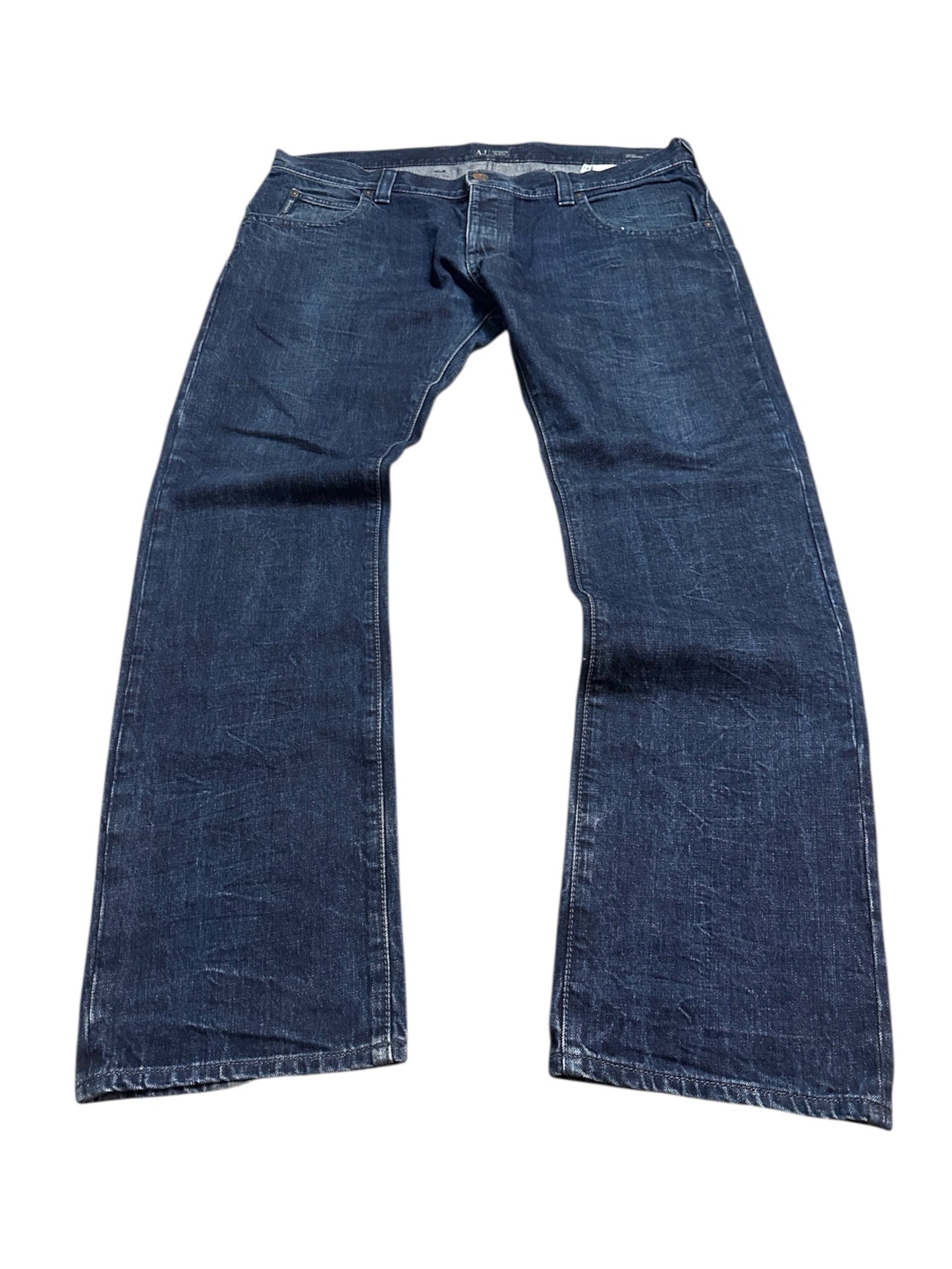 Armani Jeans Baggy Hose Vintage Denim Blau Größe 40