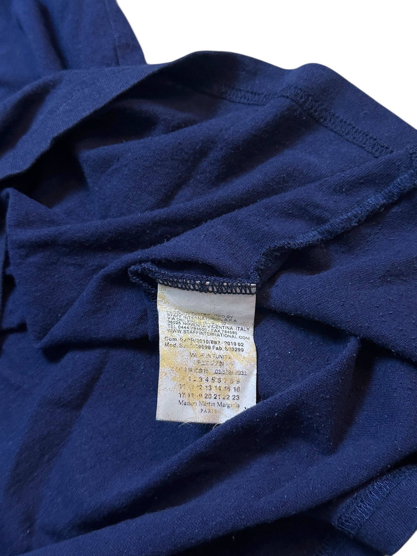 Maison Martin Margiela Charity T-Shirt V-Neck 2010 Print L