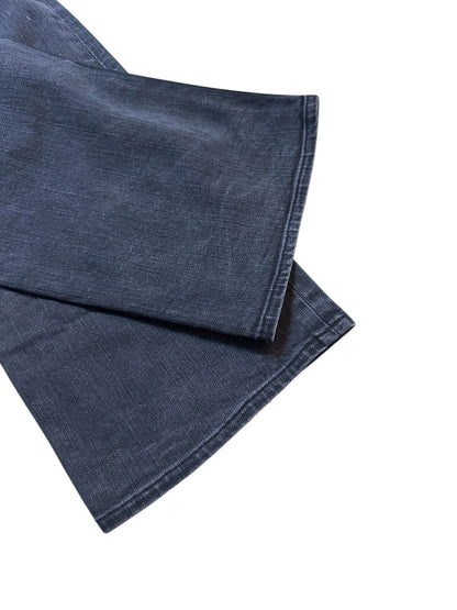 Armani Jeans Baggy Vintage Schwarz Hose Adler Größe 38