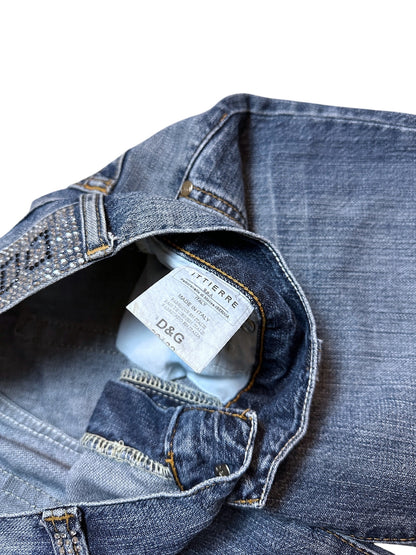 Dolce & Gabbana Glitzerbund Jeans (S)