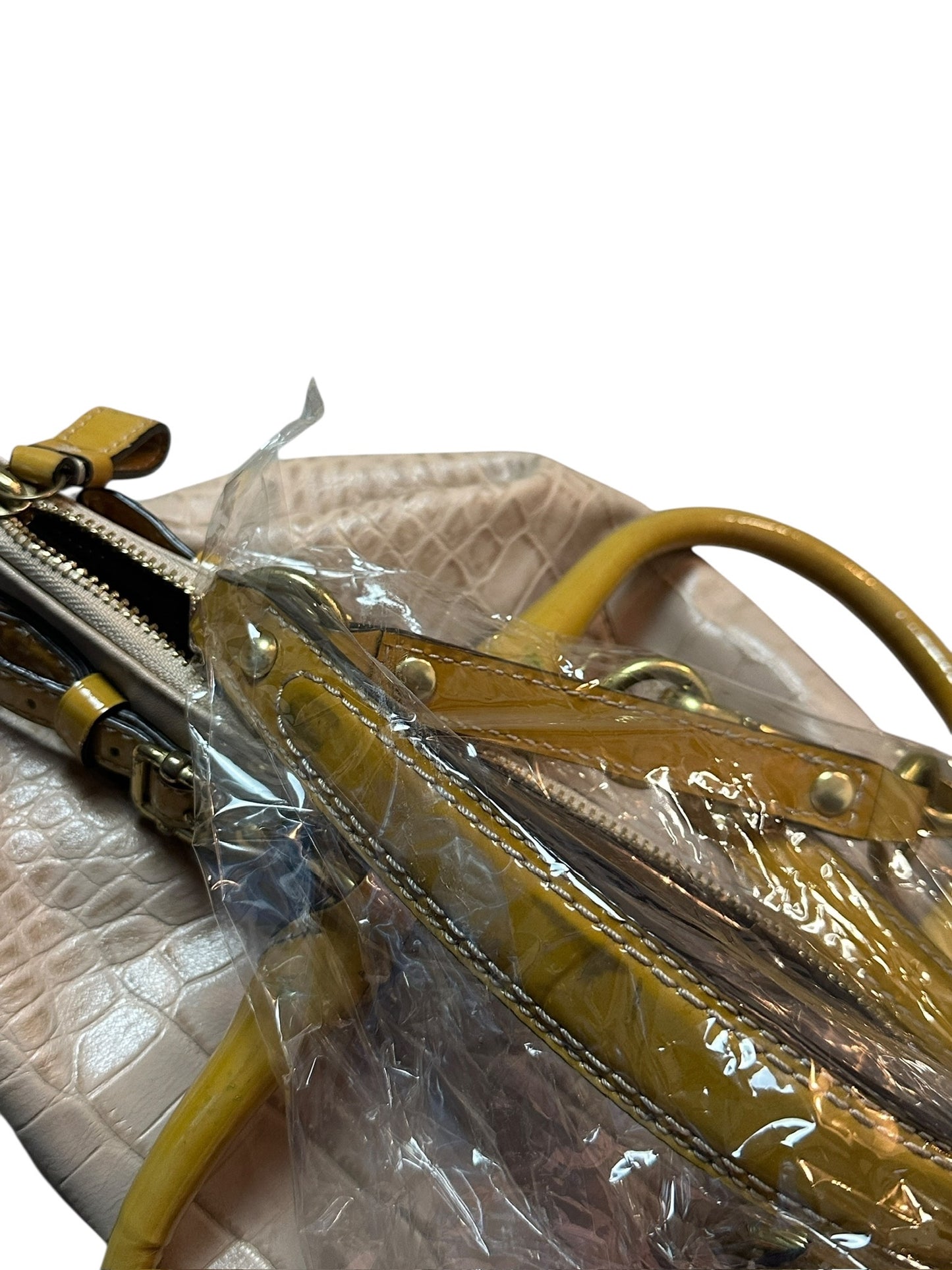 COACH Kristin Croc Satchel Embossed Bag Handtasche mit Charms