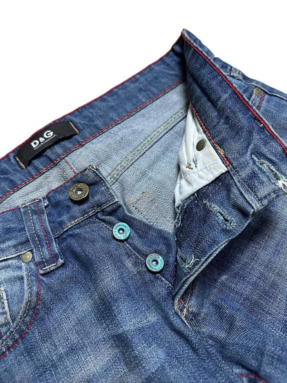 Dolce & Gabbana Backprint Jeans (XS)