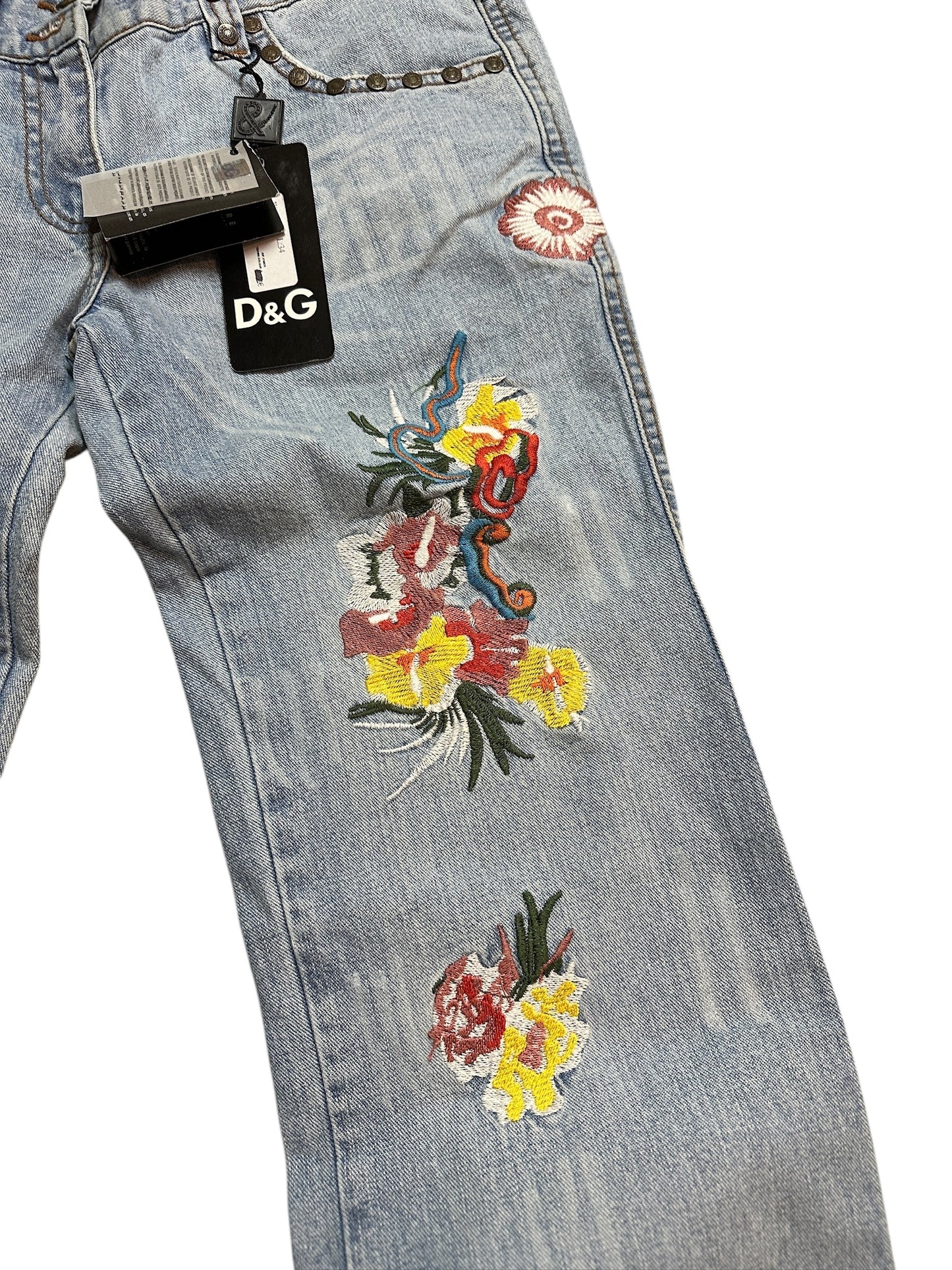 D&G Jeans Hawaii Print (S)