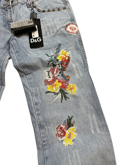 D&G Jeans Hawaii Print (S)
