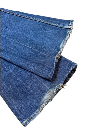 Levi’s Jeans Denim Flared Wide Leg Hose Blau XS