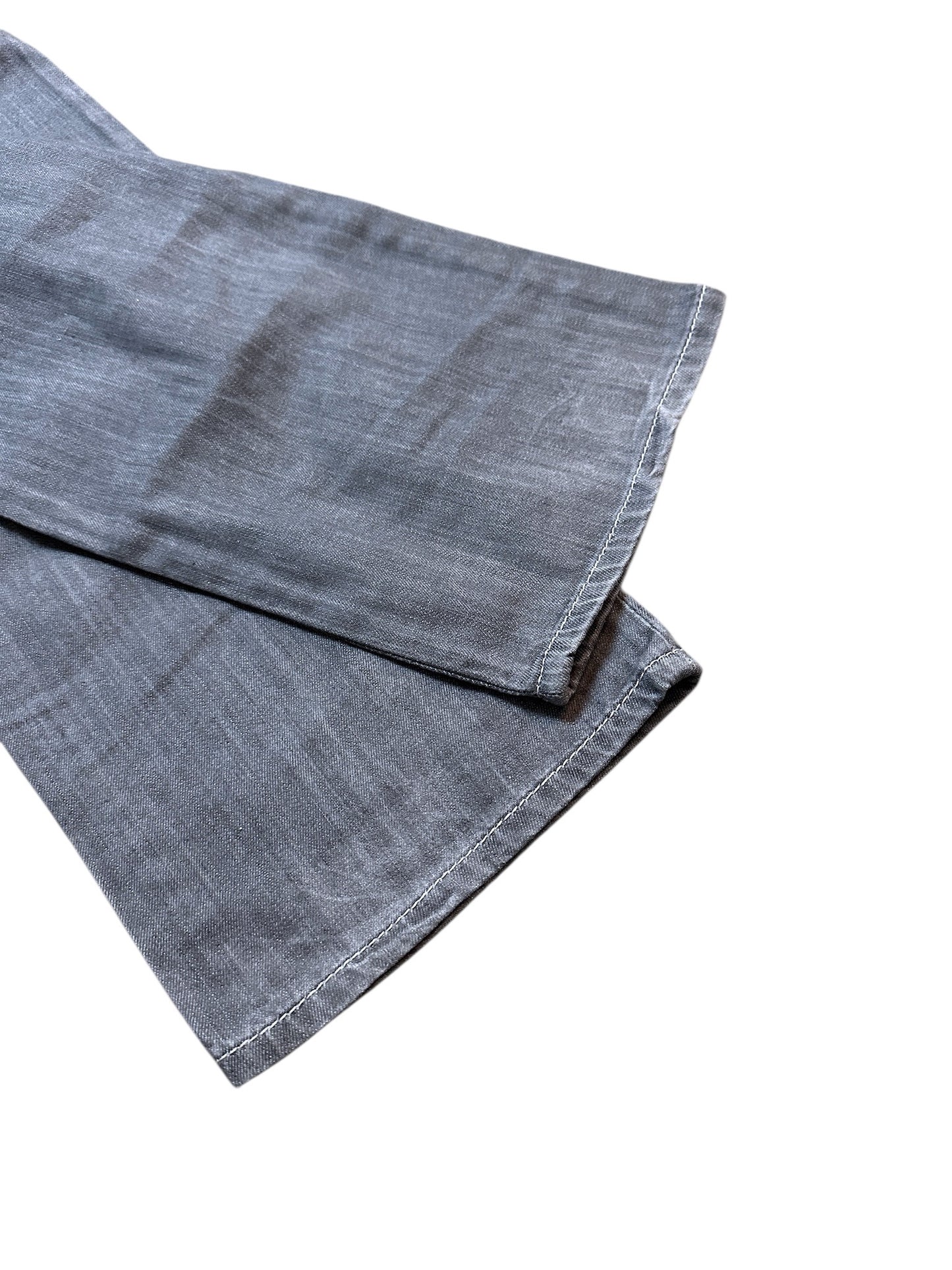 Armani Jeans Wide Leg Hose Adler Grau Adler 30