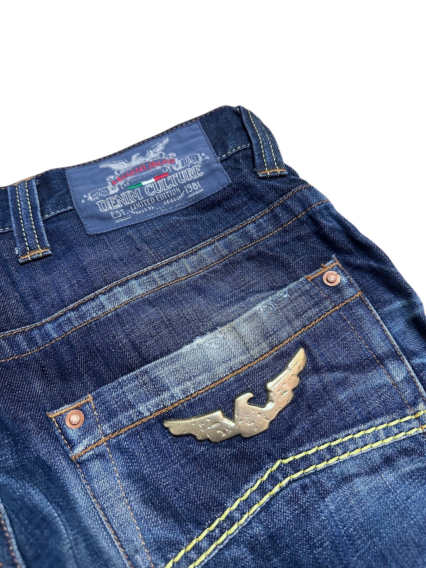Armani Jeans Raw Denim Culture Special Edition 33