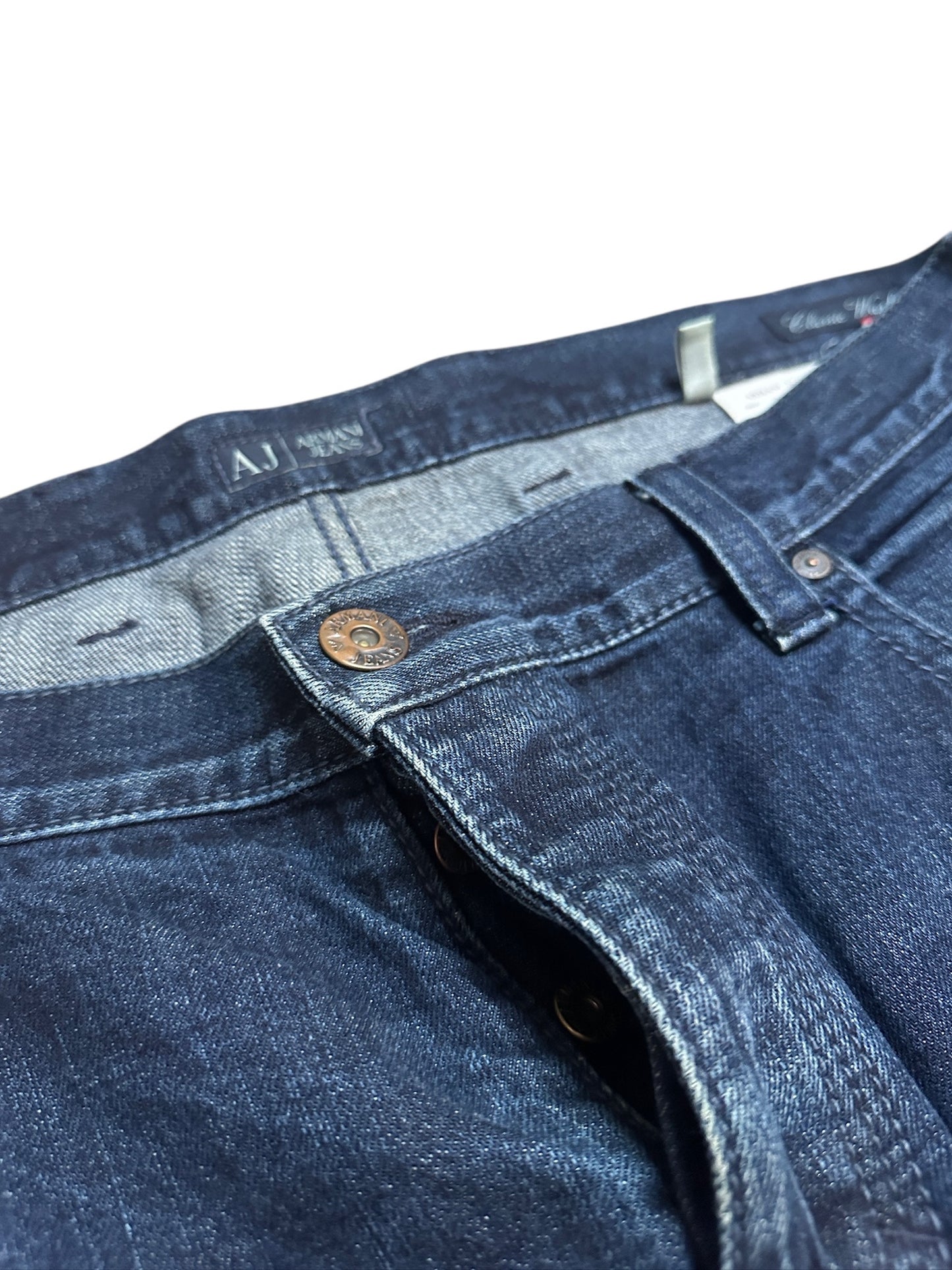 Armani Jeans Baggy Hose Vintage Denim Blau Größe 40