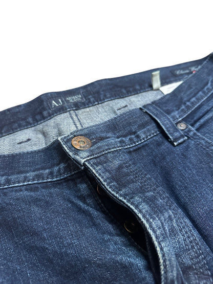Armani Jeans Baggy Hose Vintage Denim Blau Größe 40