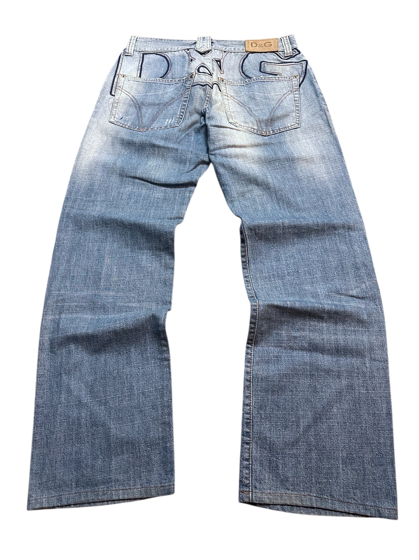 Dolce & Gabbana Big Backprint Denim Jeans 34