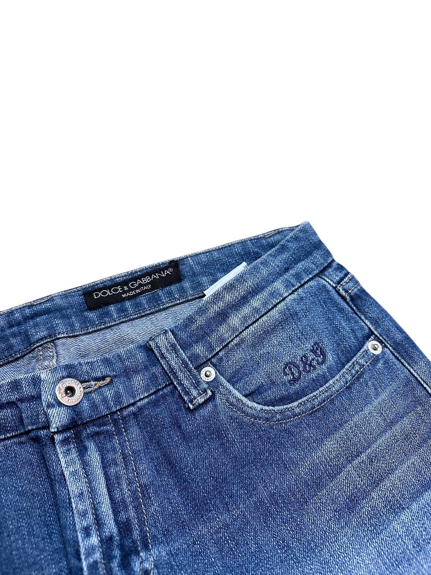 Dolce & Gabbana Backprint Jeans (XS)