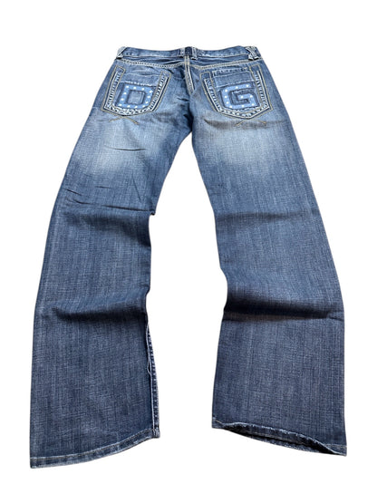 Dolce & Gabbana Muster Backprint Denim Jeans 32