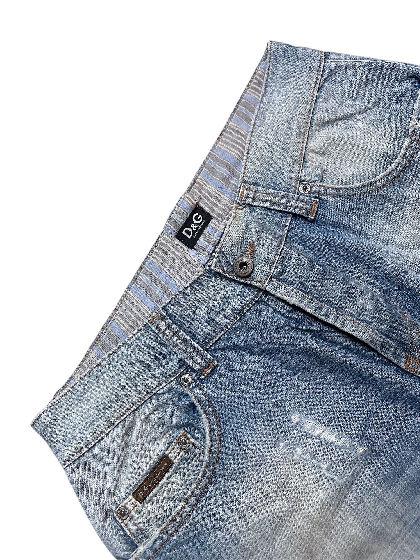 Dolce & Gabbana Big Backprint Denim Jeans 34