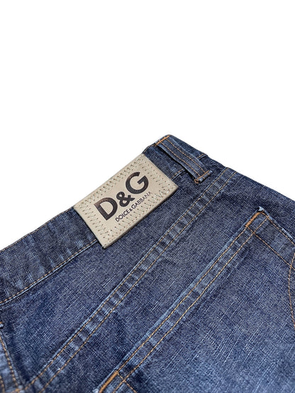 Dolce & Gabbana Baggy Denim Jeans Hose 36