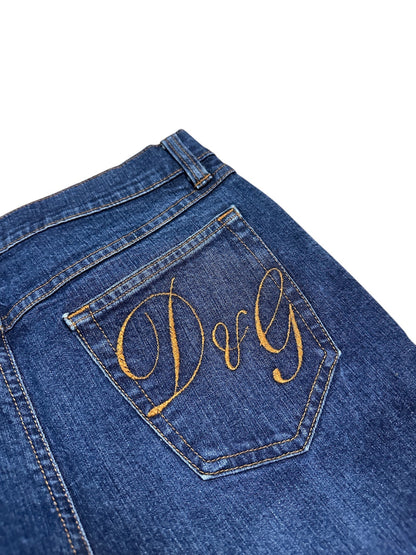 Dolce & Gabbana Jeans Denim Hose Backprint Größe 28