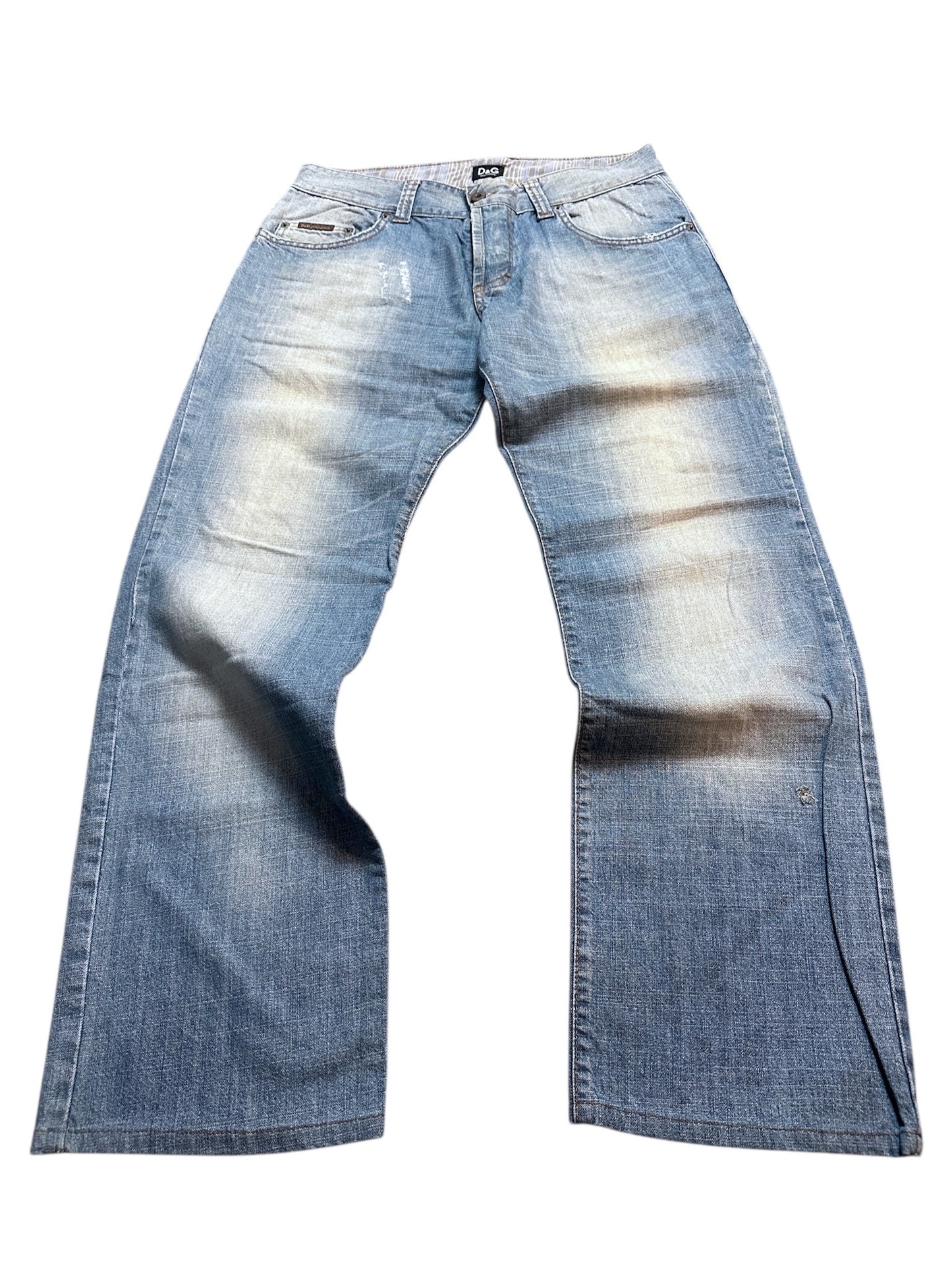 Dolce & Gabbana Big Backprint Denim Jeans 34