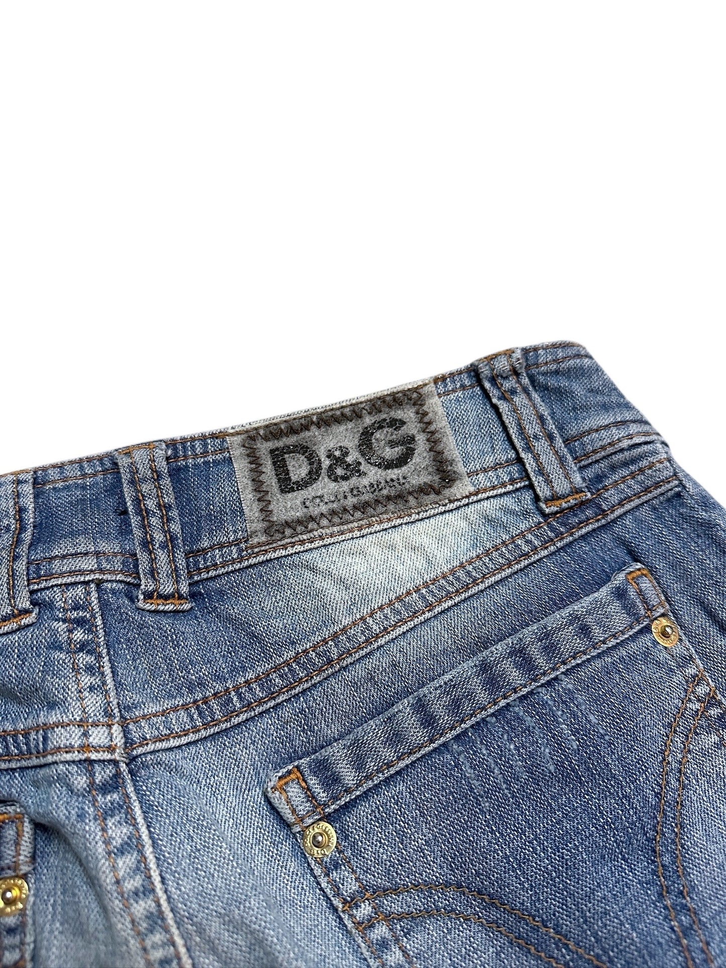 Dolce & Gabbana Jeans Denim Hose Flared Blau S