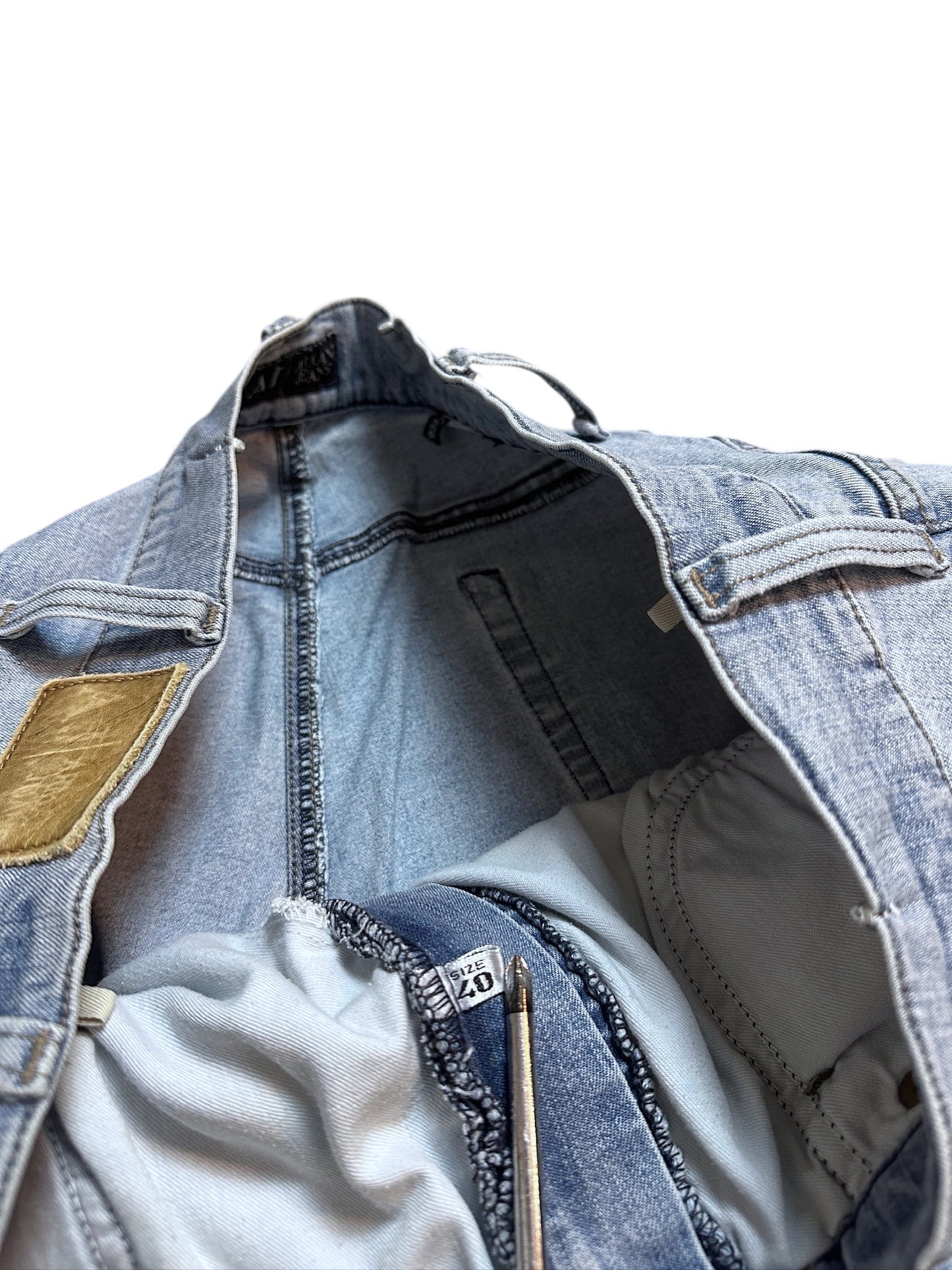 Armani Jeans Baggy Wide Leg Hose Adler 40