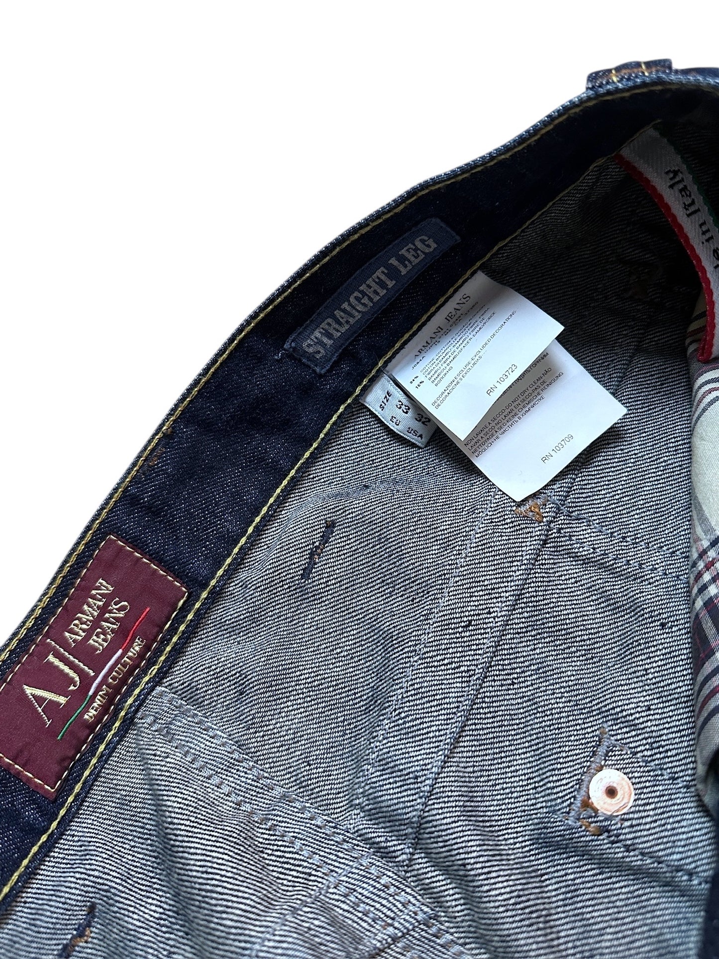 Armani Jeans Raw Denim Culture Special Edition 33