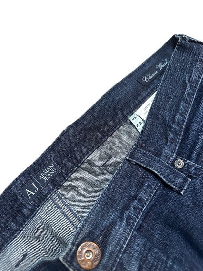 Armani Jeans Baggy Hose Vintage Denim Blau Größe 40