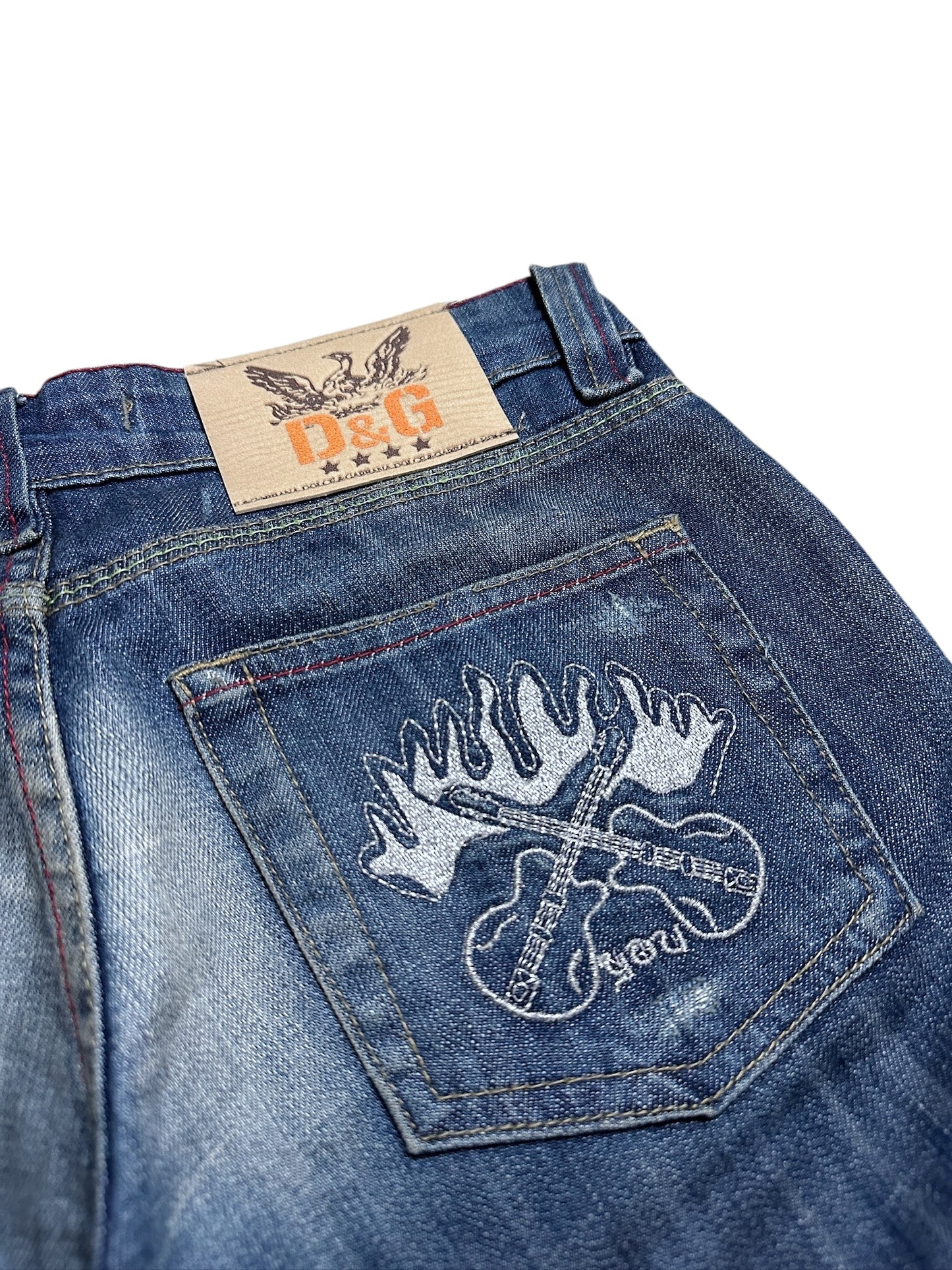 Dolce & Gabbana Backprint Jeans (XS)