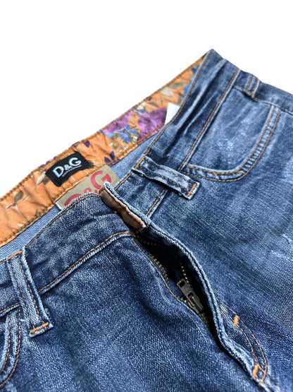 D&G Small Backprint Jeans (M)