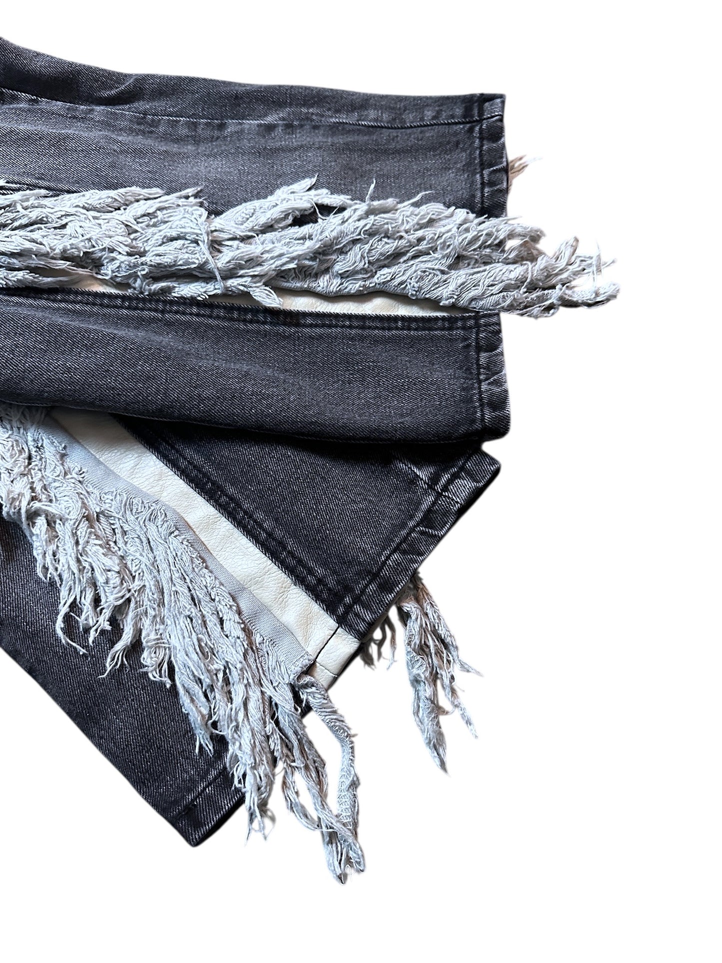 Thug Club Fringe Denim Baggy Jeans Ivory 2023 Collection Gr. 3