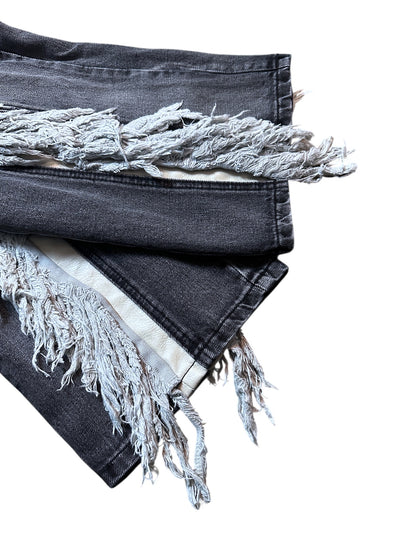 Thug Club Fringe Denim Baggy Jeans Ivory 2023 Collection Gr. 3