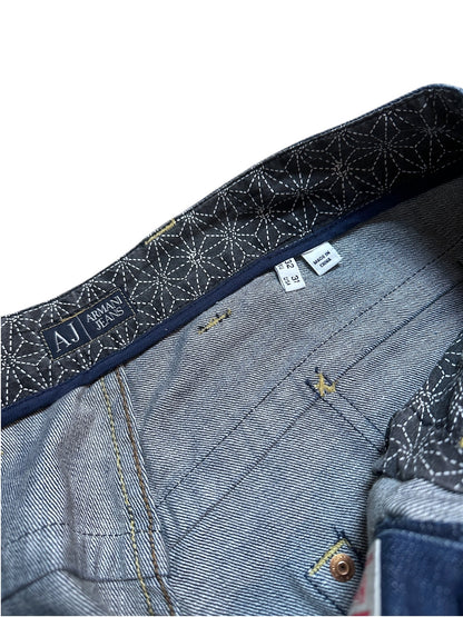 Armani Jeans Washed Denim Hose 32