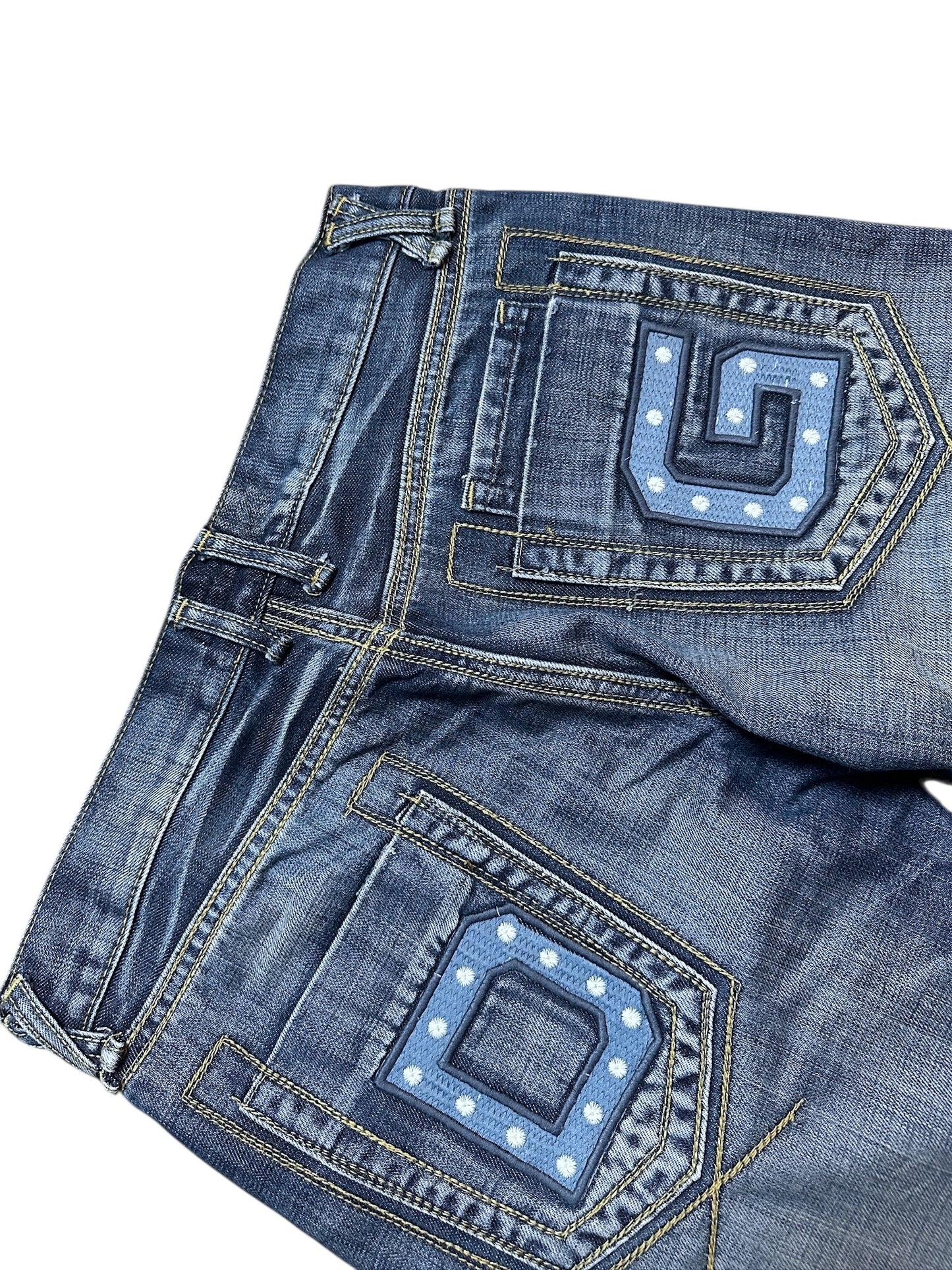 Dolce & Gabbana Muster Backprint Denim Jeans 32