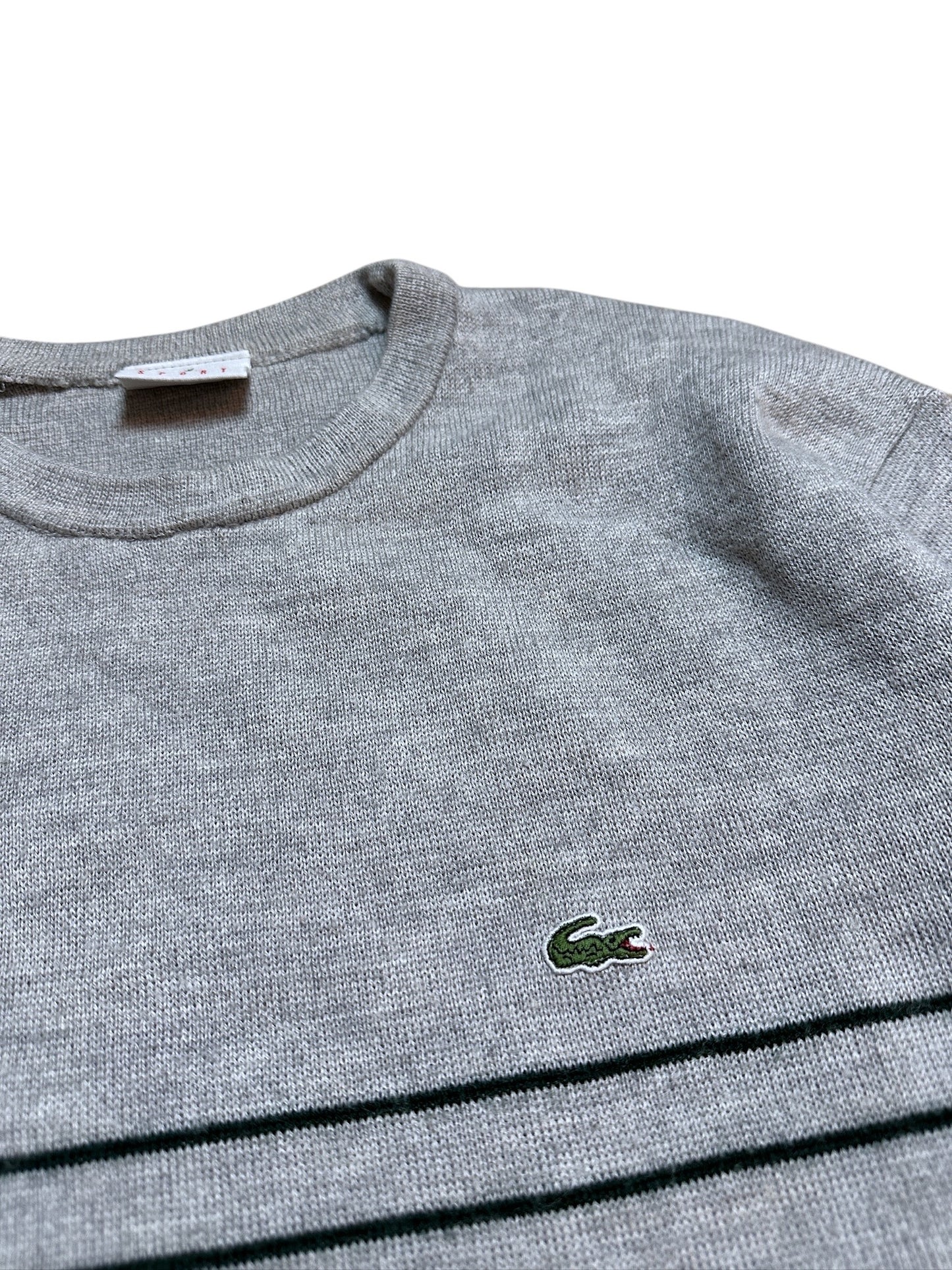 Lacoste Sport Gestreifter Sweater (M)